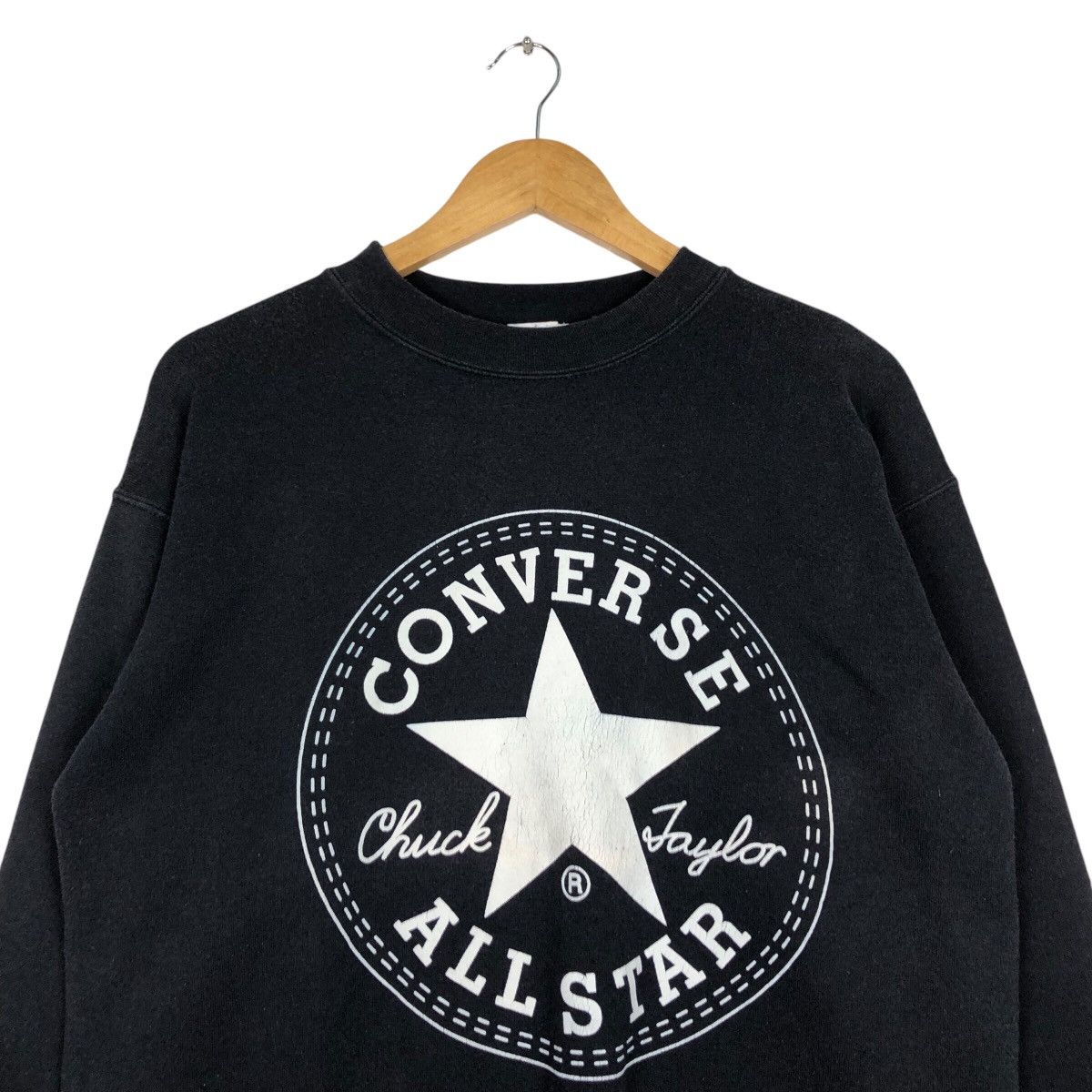 Converse × Vintage Vintage Converse Big Logo 90s Sweatshirt Medium Size Size US M / EU 48-50 / 2 - 2 Thumbnail