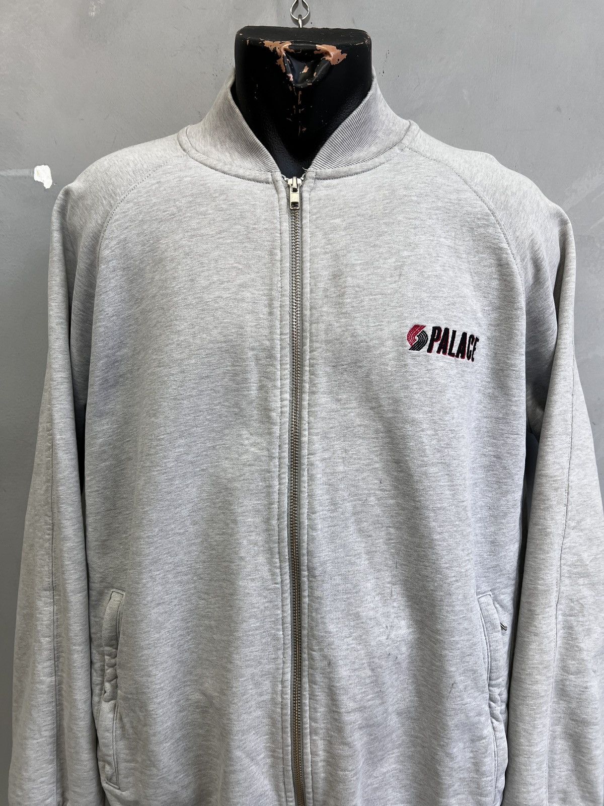 Palace Palace zip jakcet bomber big logo sweatshirt Size US L / EU 52-54 / 3 - 3 Thumbnail