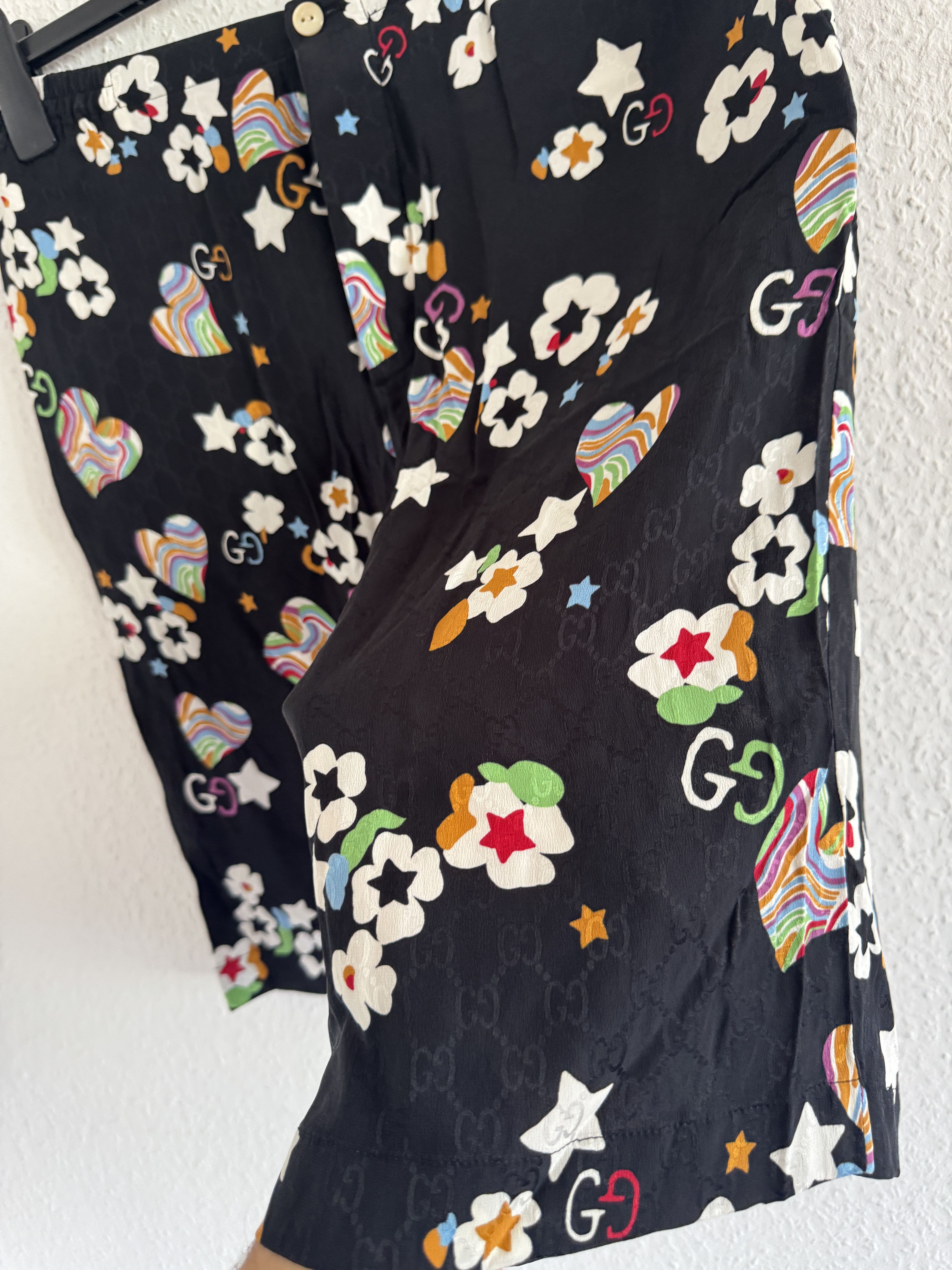 Gucci Fantasia Monogram Silk Shorts Size US 32 / EU 48 - 10 Thumbnail