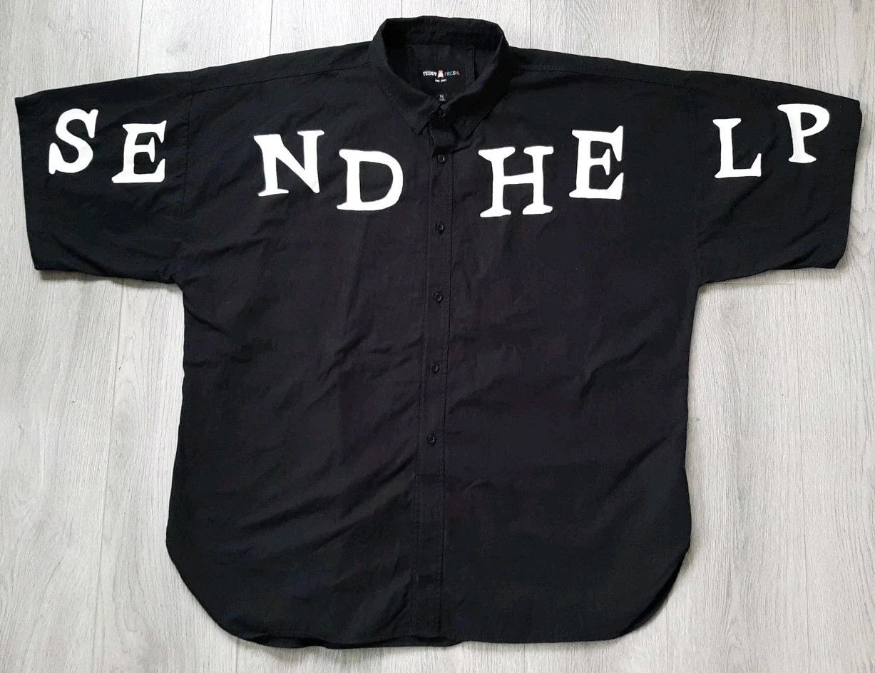 Teddy Fresh Teddy Fresh x Hila Klein Send Help Shirt Oversize Size US XL / EU 56 / 4 - 1 Thumbnail