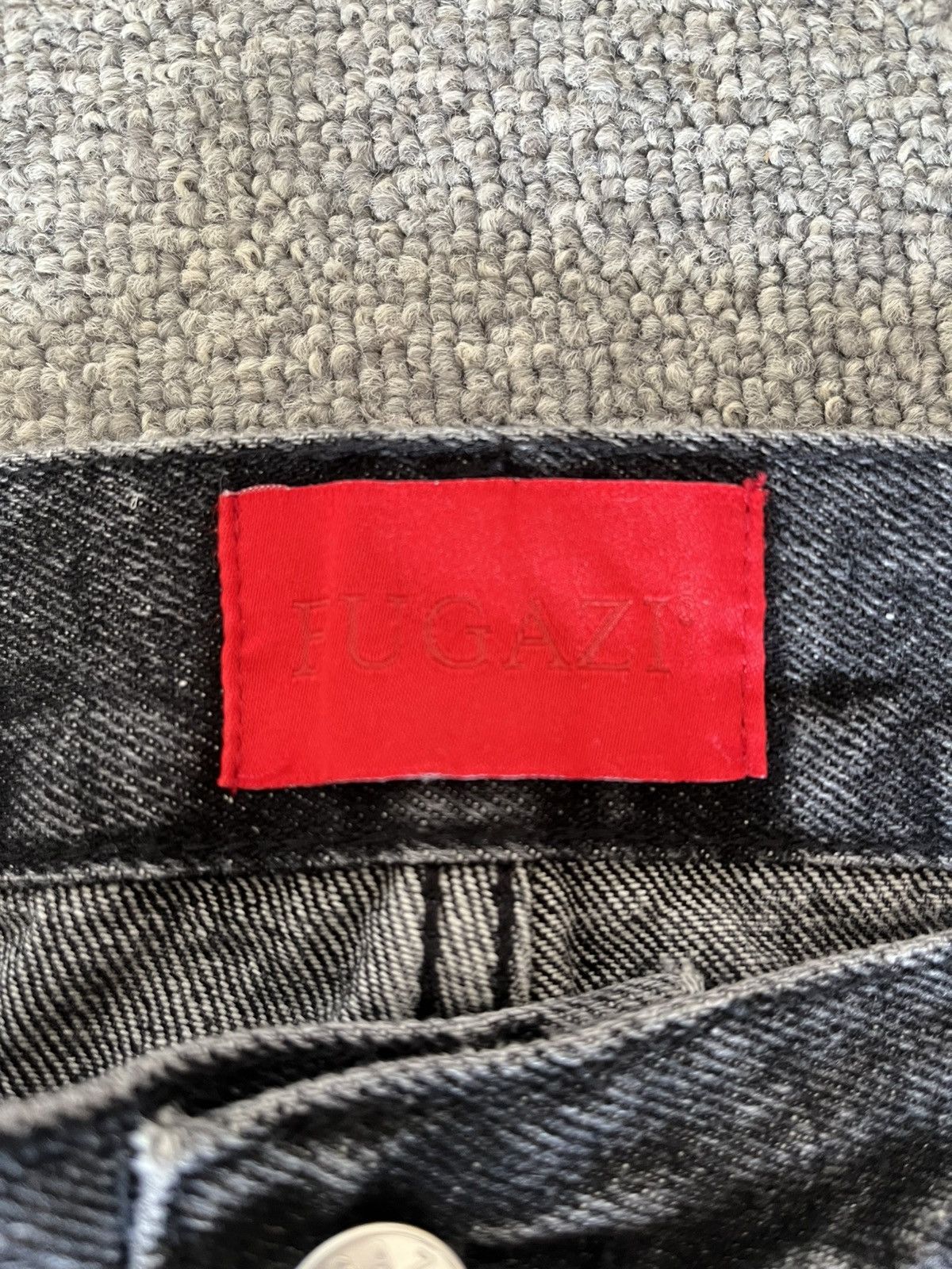 Fugazi Fugazi Black Denim Jeans Size US 32 / EU 48 - 6 Thumbnail