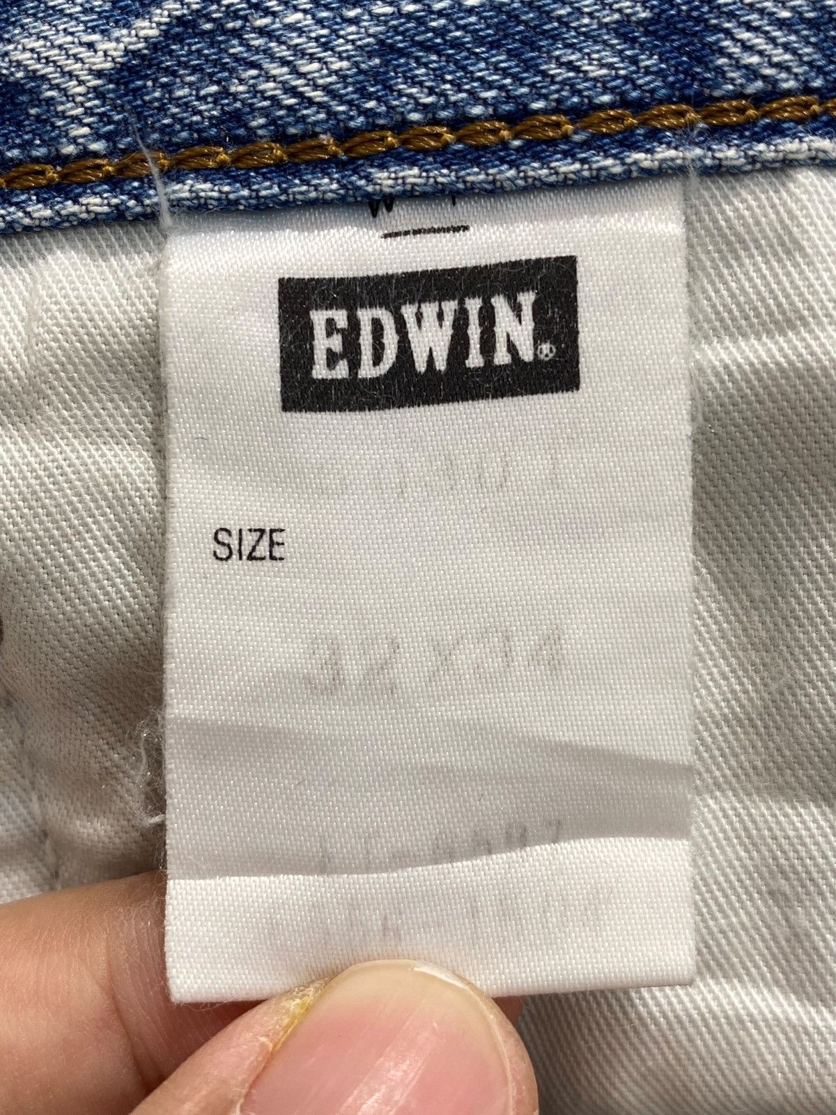 Edwin Edwin 503TM Faded Blue Wash Boot Cut Style Jeans Size US 30 / EU 46 - 14 Thumbnail