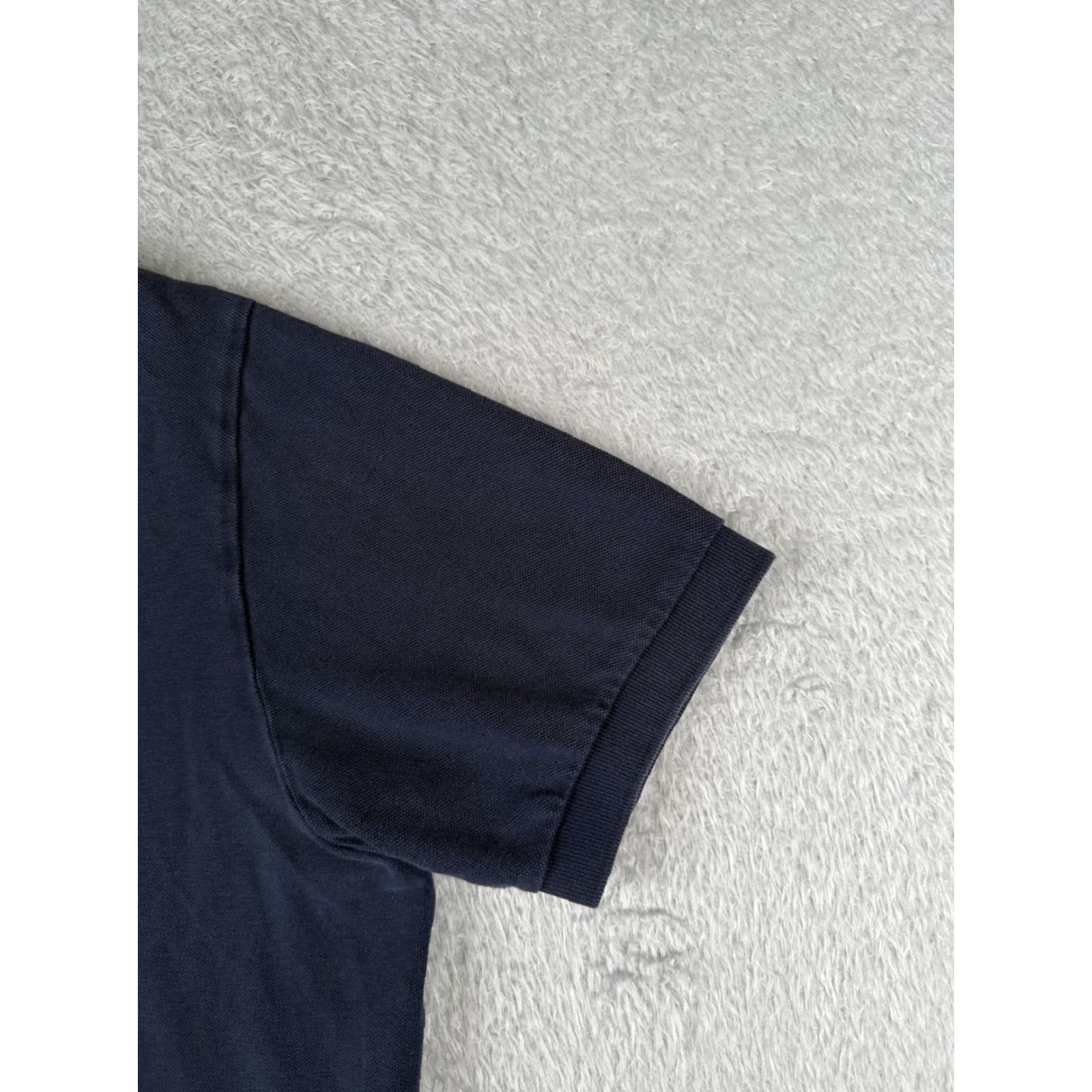 Polo Ralph Lauren VINTAGE Polo Ralph Lauren Shirt Men XL Blue 100% Cotton Knit Short Sleeve Polo Shirt Regular Fit Logo Embroidered Button Collar Size US XL / EU 56 / 4 - 2 Thumbnail