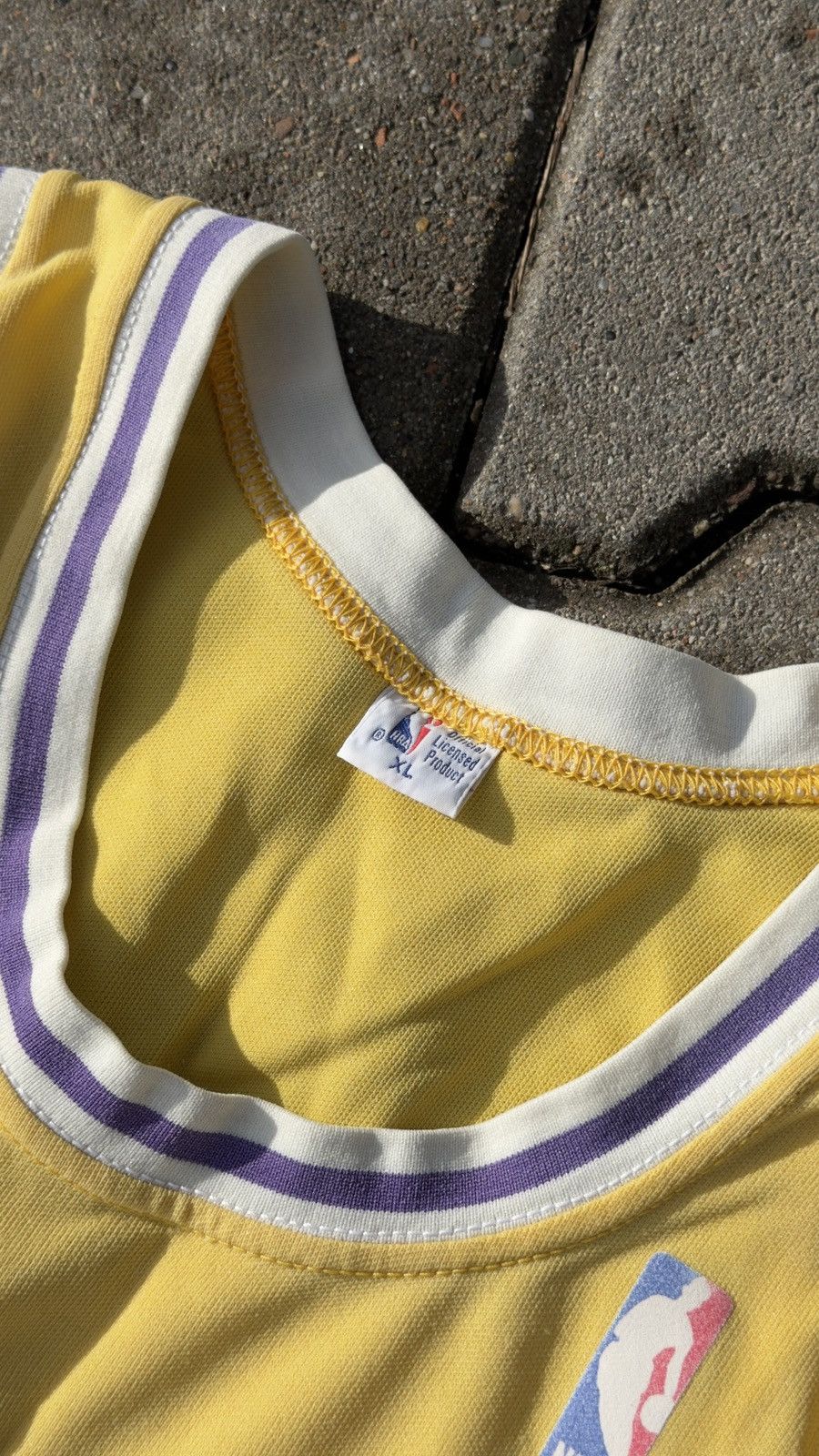 Vintage Jersey Lakers 80s Vintage Rare 42 Number James Worthy Size US XL / EU 56 / 4 - 4 Thumbnail