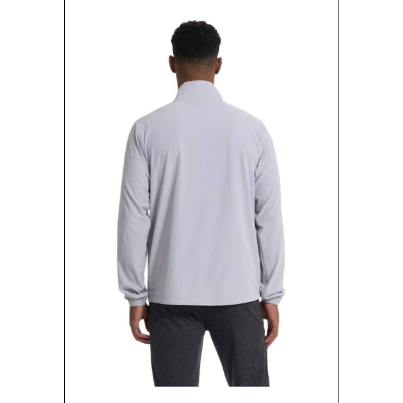 Vuori Vuori Mens Venture Track Jacket Light Gray Full Zip Lightwei Size US XL / EU 56 / 4 - 2 Thumbnail