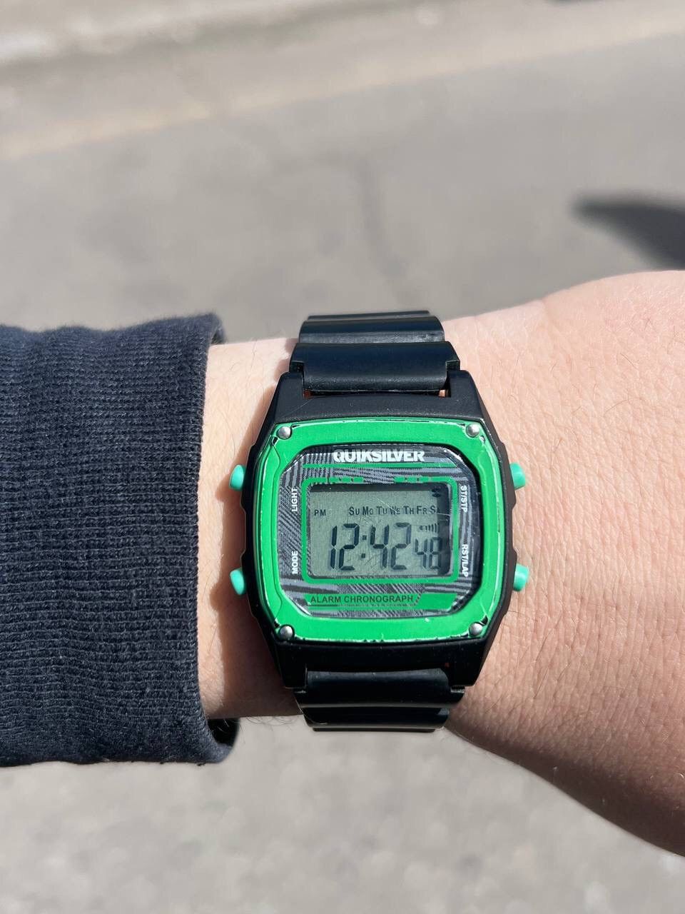 Quiksilver × Vintage Vintage 00s Quiksilver Digital Alarm Chronograph Watch Size ONE SIZE - 10 Thumbnail