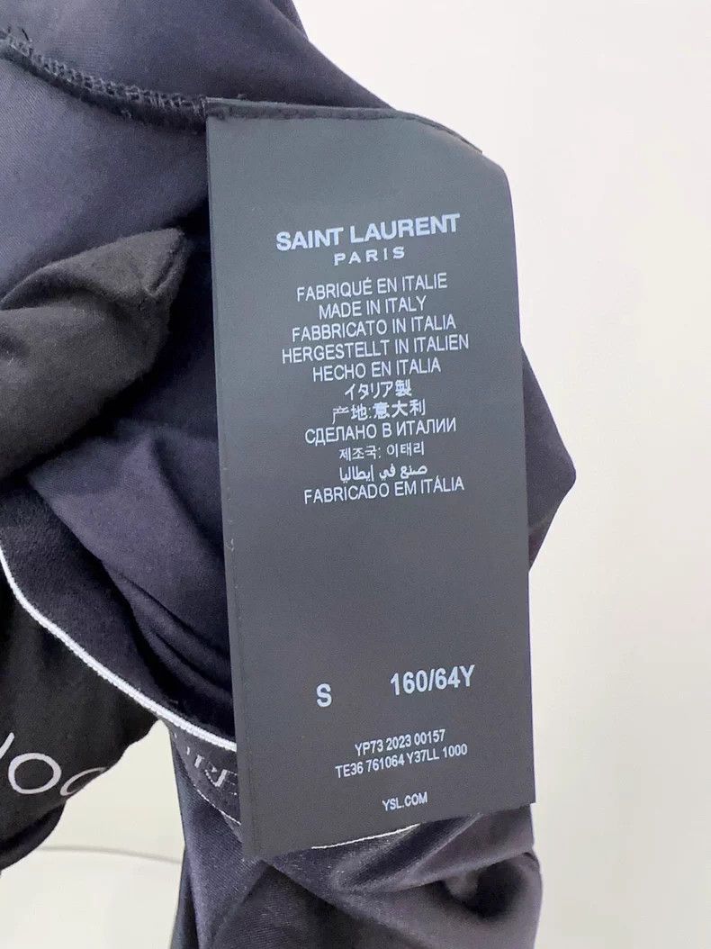 Saint Laurent Paris Saint Laurent Paris size s Black pantyhose leggings pants Size US 28 / EU 44 - 4 Thumbnail