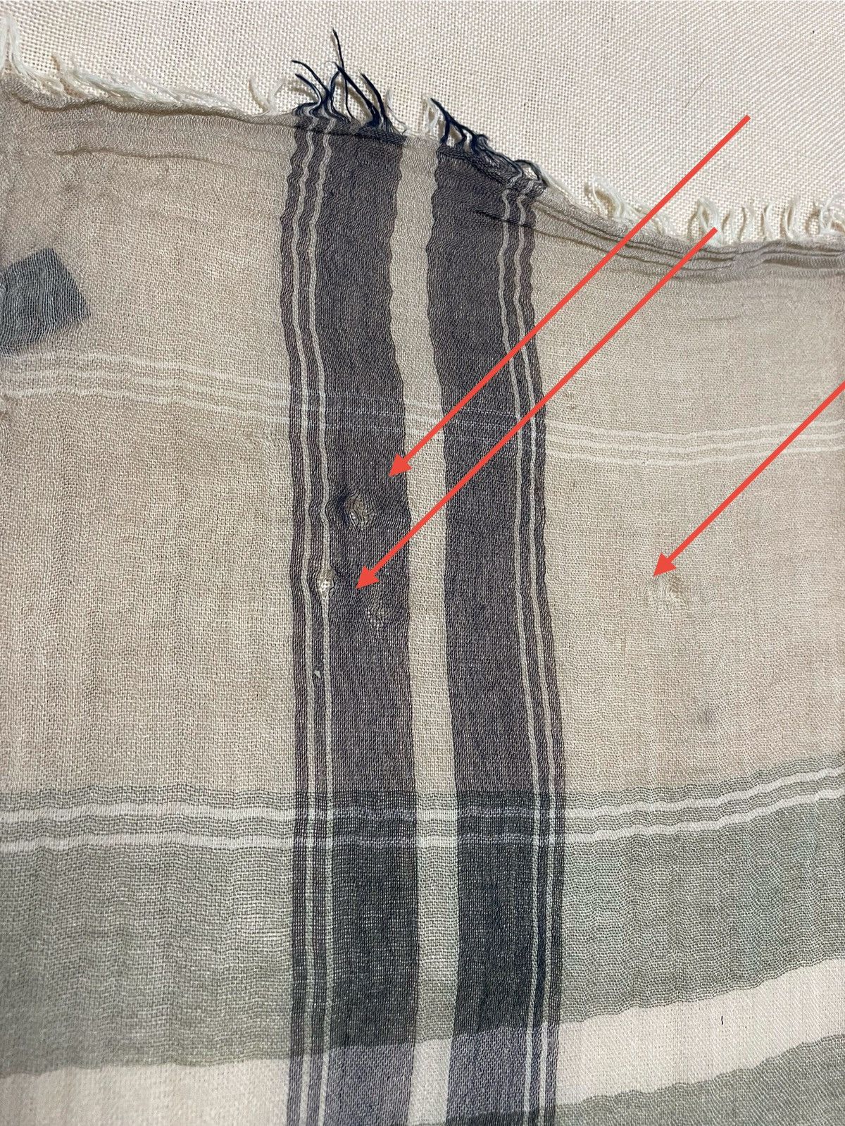 Franco Ferrari Franco Ferrari wool linen silk scarf Size ONE SIZE - 11 Thumbnail
