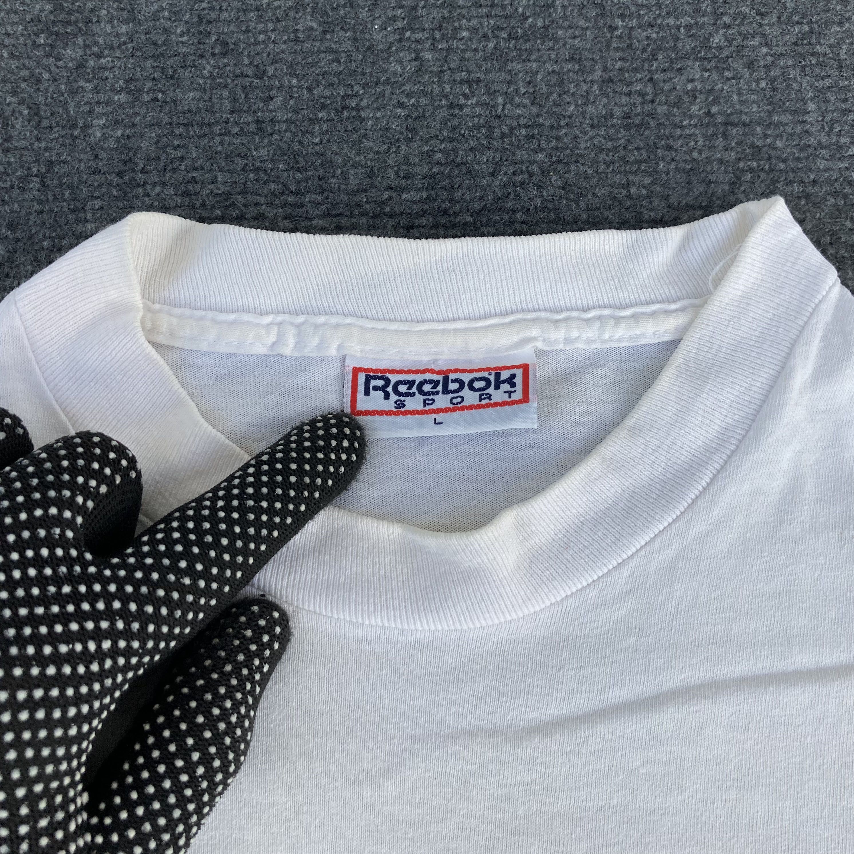 Reebok × Vintage Vtg Reebok The Pump Basketball Streetwear 90s T shirt Size US M / EU 48-50 / 2 - 3 Thumbnail