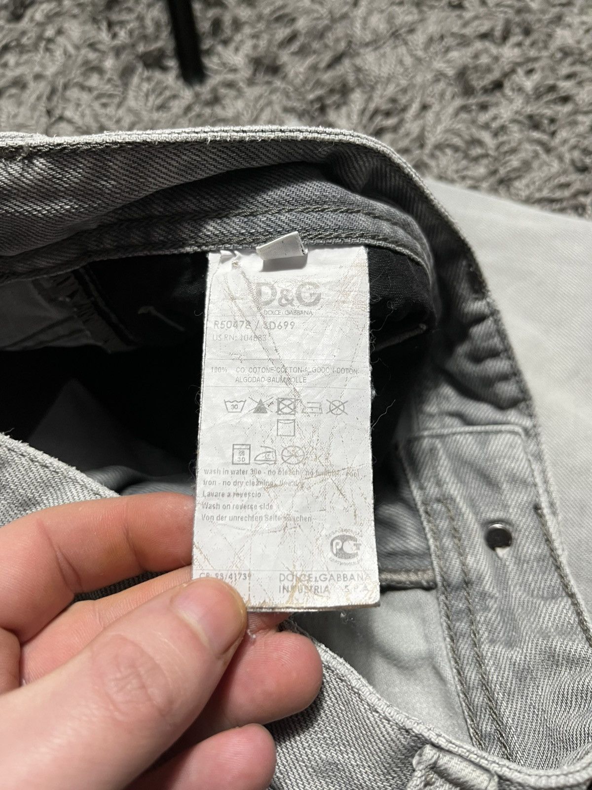 Dolce & Gabbana DOLCE GABANNA DISTRESSED JEANS PANTS VNTG SIZE 36 ADULT Size US 36 / EU 52 - 7 Thumbnail
