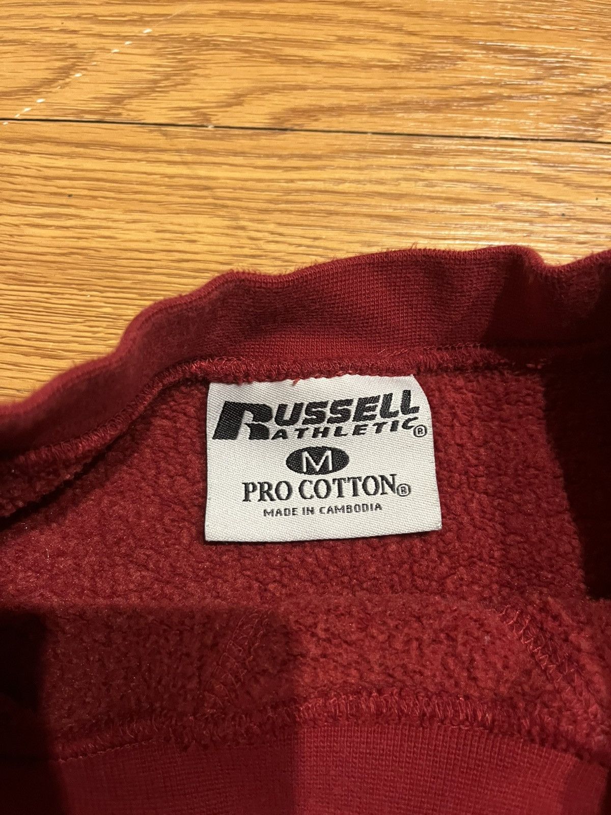 Russell Athletic vintage 90’s basic baggy and boxy red russel crewneck Size US M / EU 48-50 / 2 - 3 Thumbnail