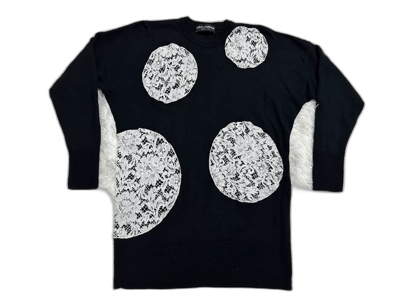 Dolce & Gabbana Dolce & Gabbana Women's Knitted Top Size US S / EU 44-46 / 1 - 1 Thumbnail