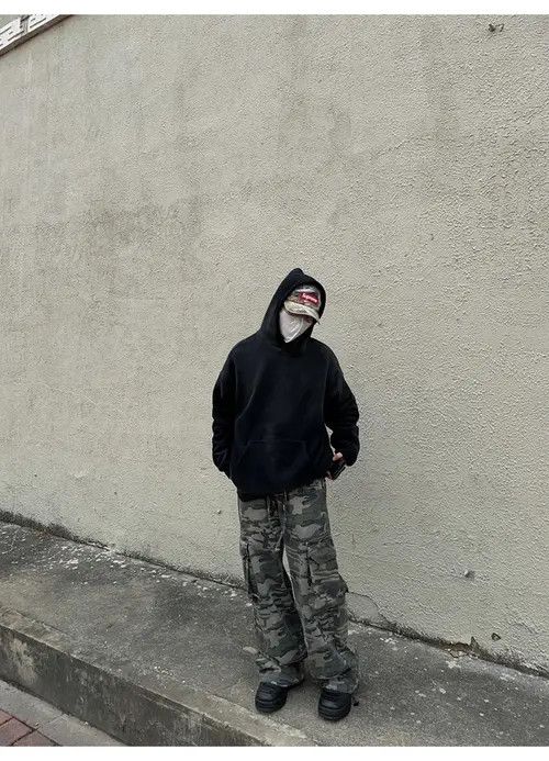 Other Black Hoodie - Comfortable Casual Wear / Cleanfit Size US M / EU 48-50 / 2 - 2 Thumbnail