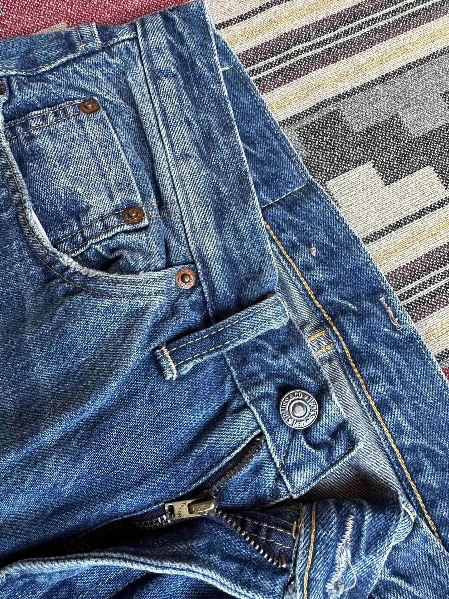 Levi's Levi's LVC 1954 501ZXX Heavy Wash Selvedge Jeans Japan Size US 30 / EU 46 - 6 Thumbnail