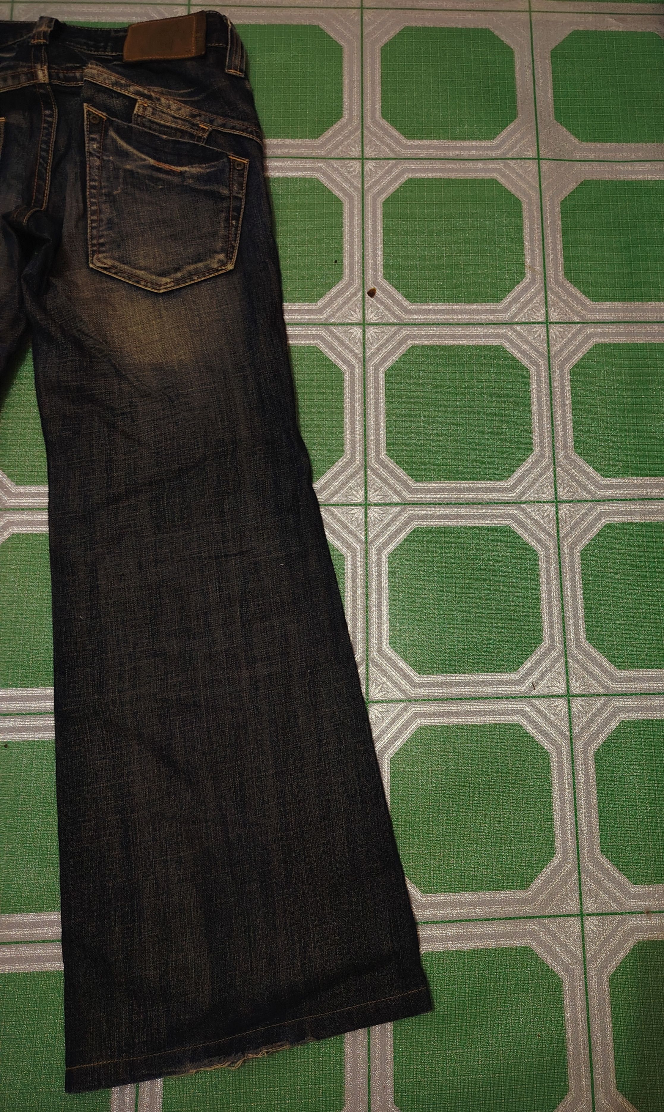 If Six Was Nine Japanese drive jeans exotic vtg denim bootcut jeans Size 30" / US 8 / IT 44 - 10 Thumbnail
