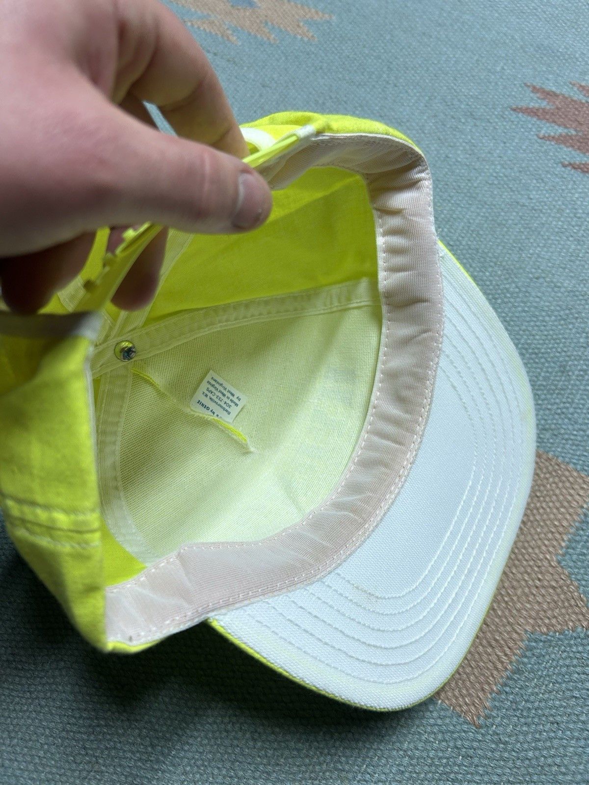Vintage Vtg Snap hat hydro mechanical supply Michigan hi vis USA Size ONE SIZE - 6 Thumbnail