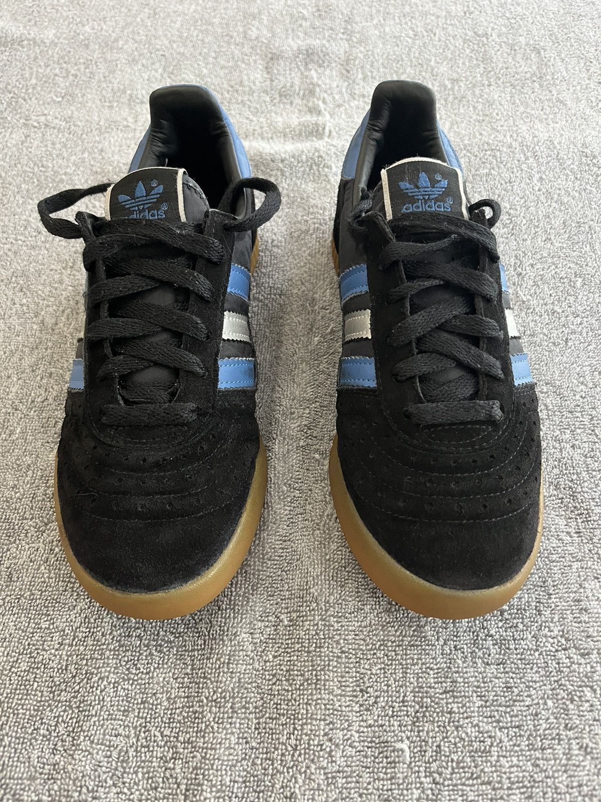 Adidas ADIDAS INDOOR SUPER Black, Royal & matte Silver Size US 5 / EU 37 - 1 Thumbnail