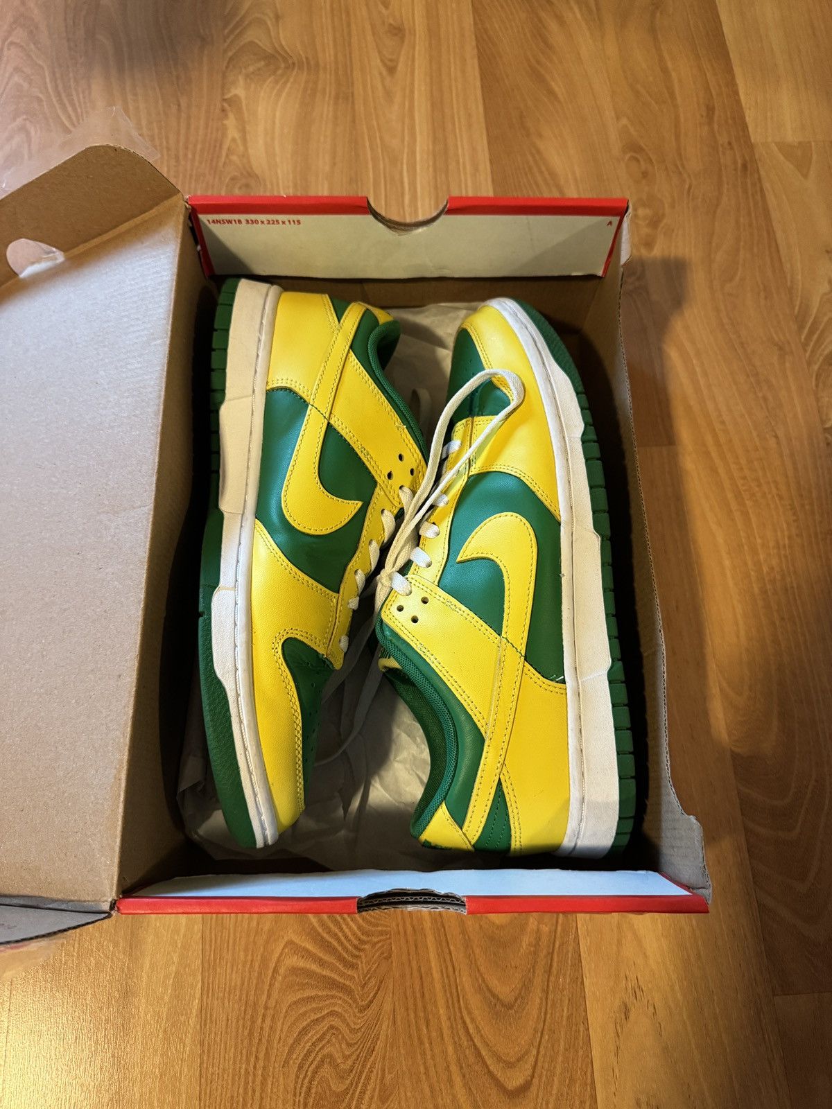 Nike Nike Dunk Low Retro - Brazil Reverse - Size 10 Size US 10 / EU 43 - 1 Thumbnail