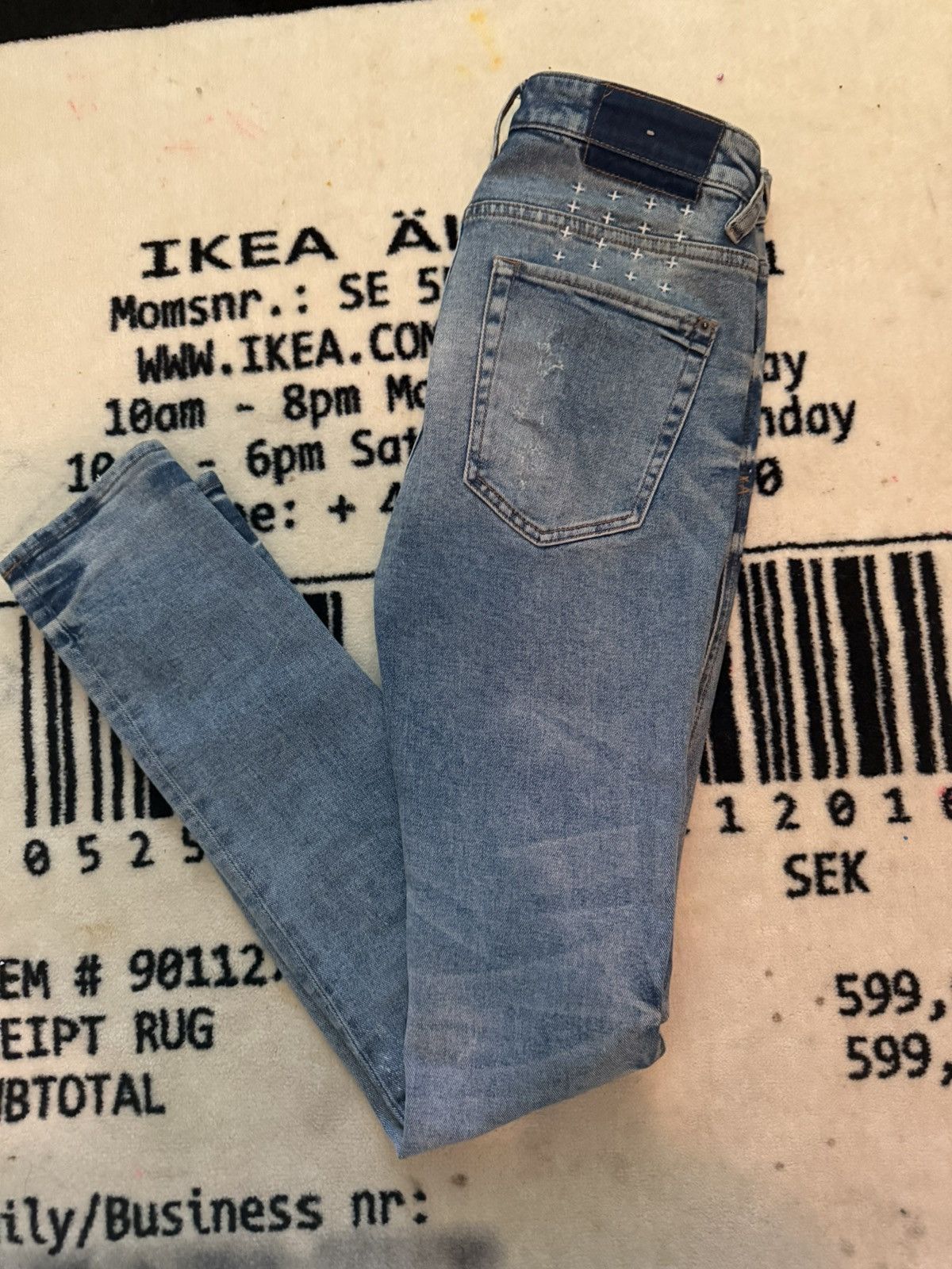 Ksubi Ksubi Skinny Denim Jeans – Light Wash – Size 29 Size US 29 - 1 Thumbnail