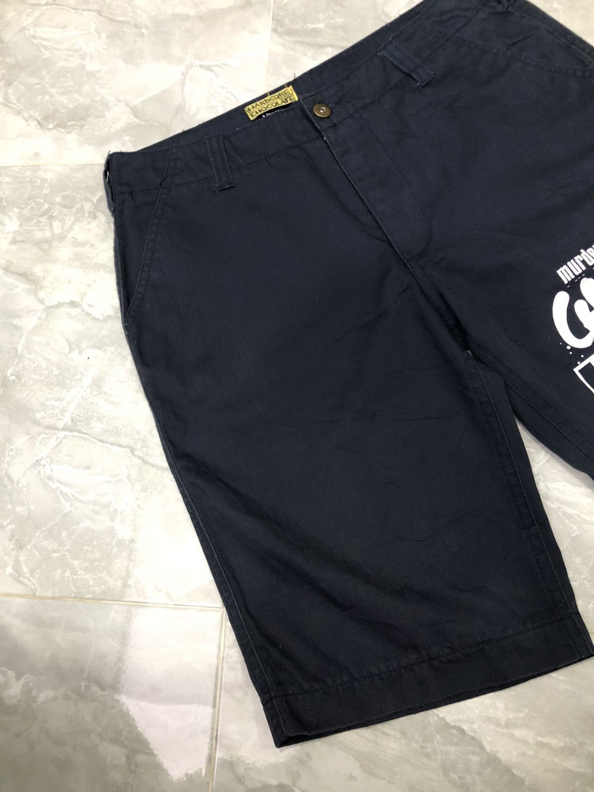 Japanese Brand Hardcore Chocolate Graphic Shorts –Japan Street Cult Classic Size US 30 / EU 46 - 3 Thumbnail
