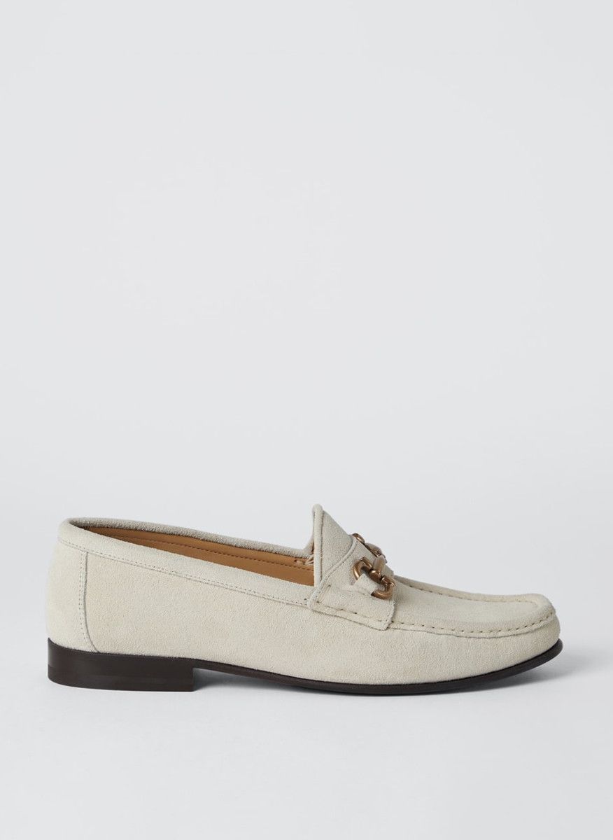 Brunello Cucinelli o1la1rc1a0425 Loafer in White Size US 11 / EU 44 - 2 Thumbnail