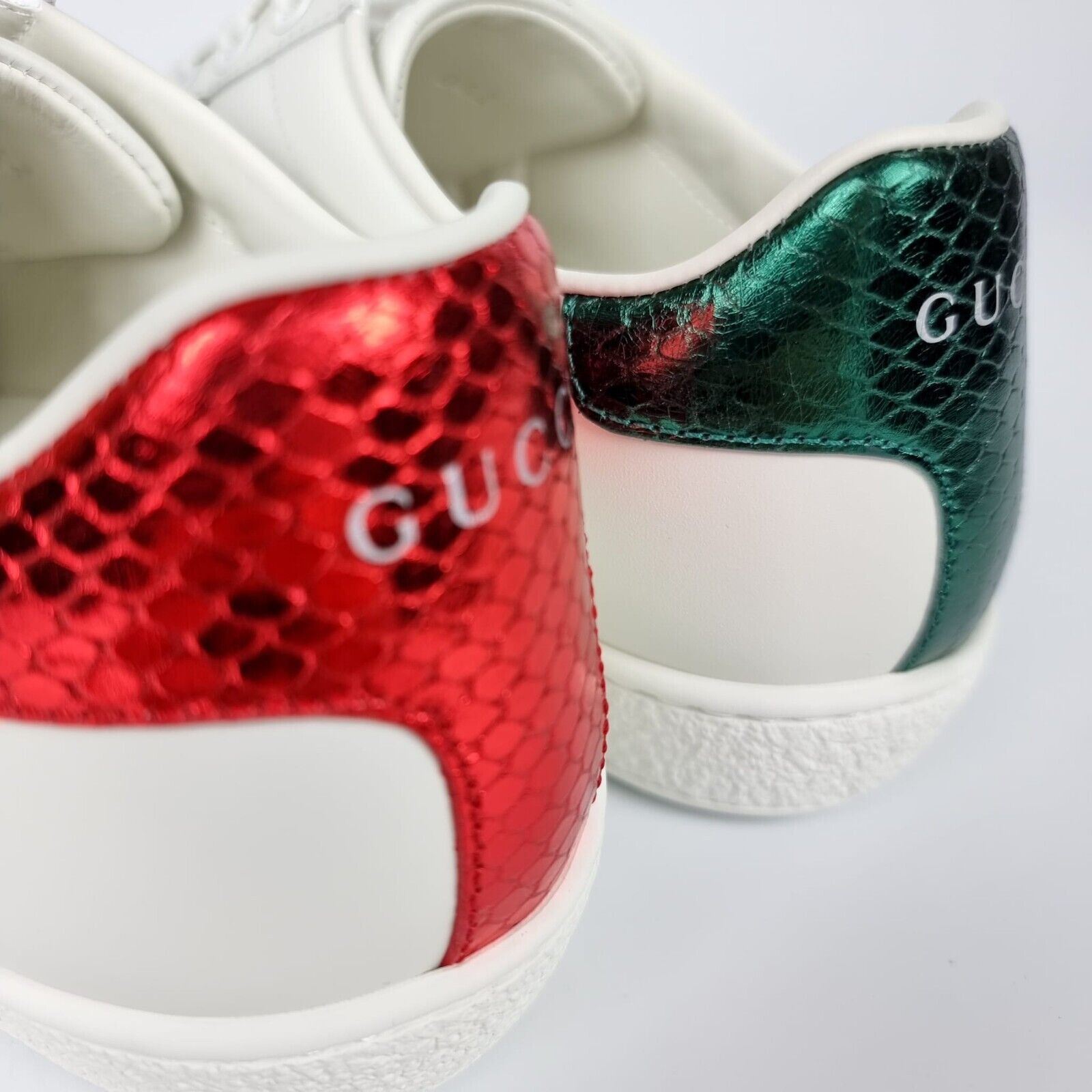 Gucci Gucci Ace Bee Men's White Sneakers New Size US 6 / EU 39 - 10 Thumbnail