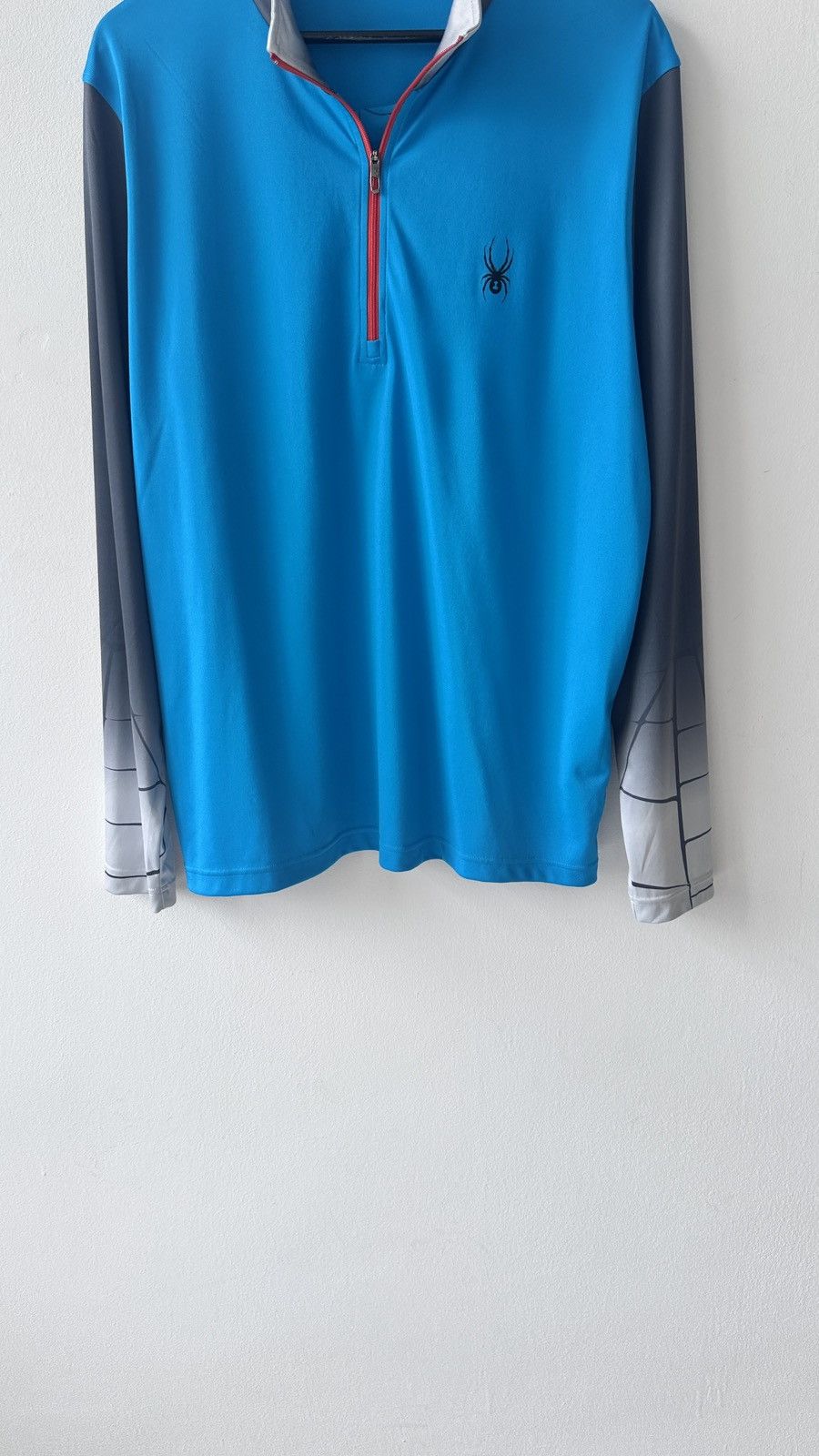 Spyder Spyder 1/3 Zip Pullover Spider Web Print Long Sleeve Size XL Size US XL / EU 56 / 4 - 5 Thumbnail
