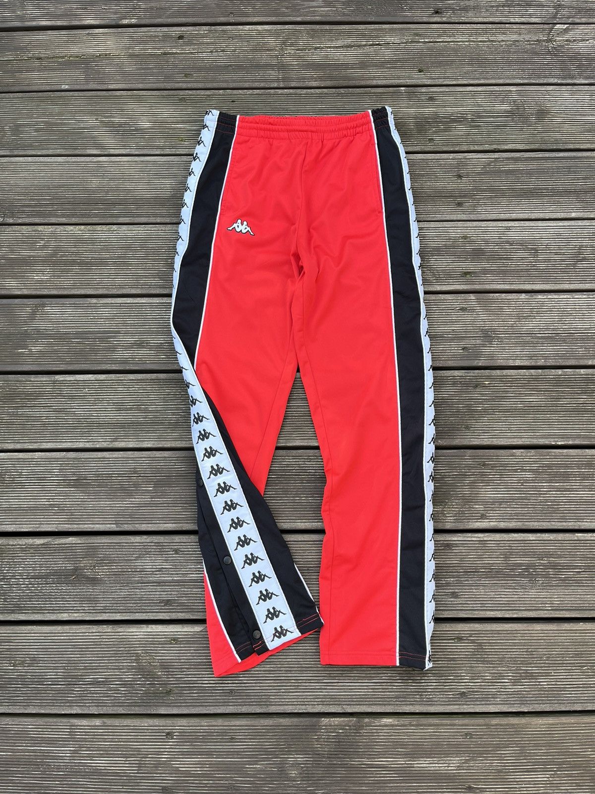 Kappa Kappa Baggy Sweatpants Logos Red Track Pants Grailed