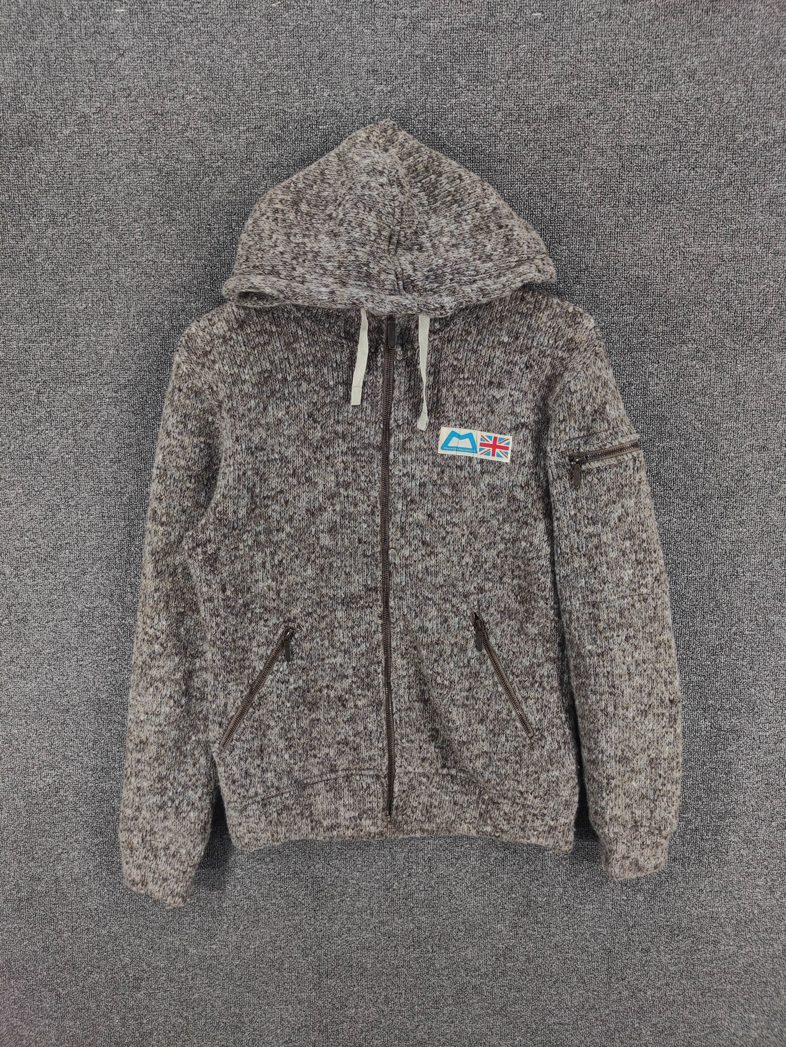 Mountain Equipment Vintage Mountain Equipment Knit Sweater Hoodie Zipper Size S / US 4 / IT 40 - 1 Thumbnail