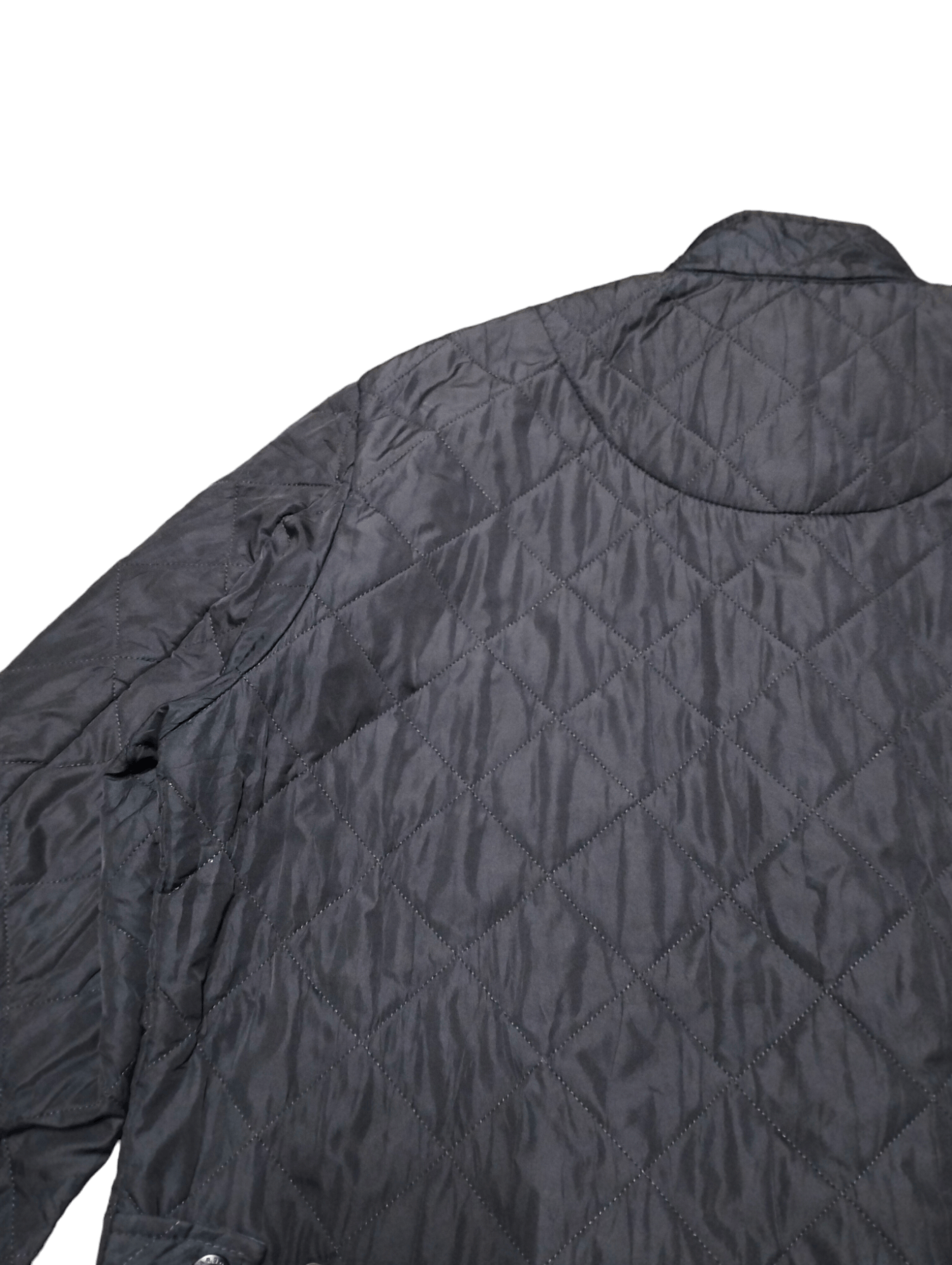 Barbour Vintage Barbour Quilted Zipper Button Jacket Sunfaded Size US M / EU 48-50 / 2 - 12 Thumbnail