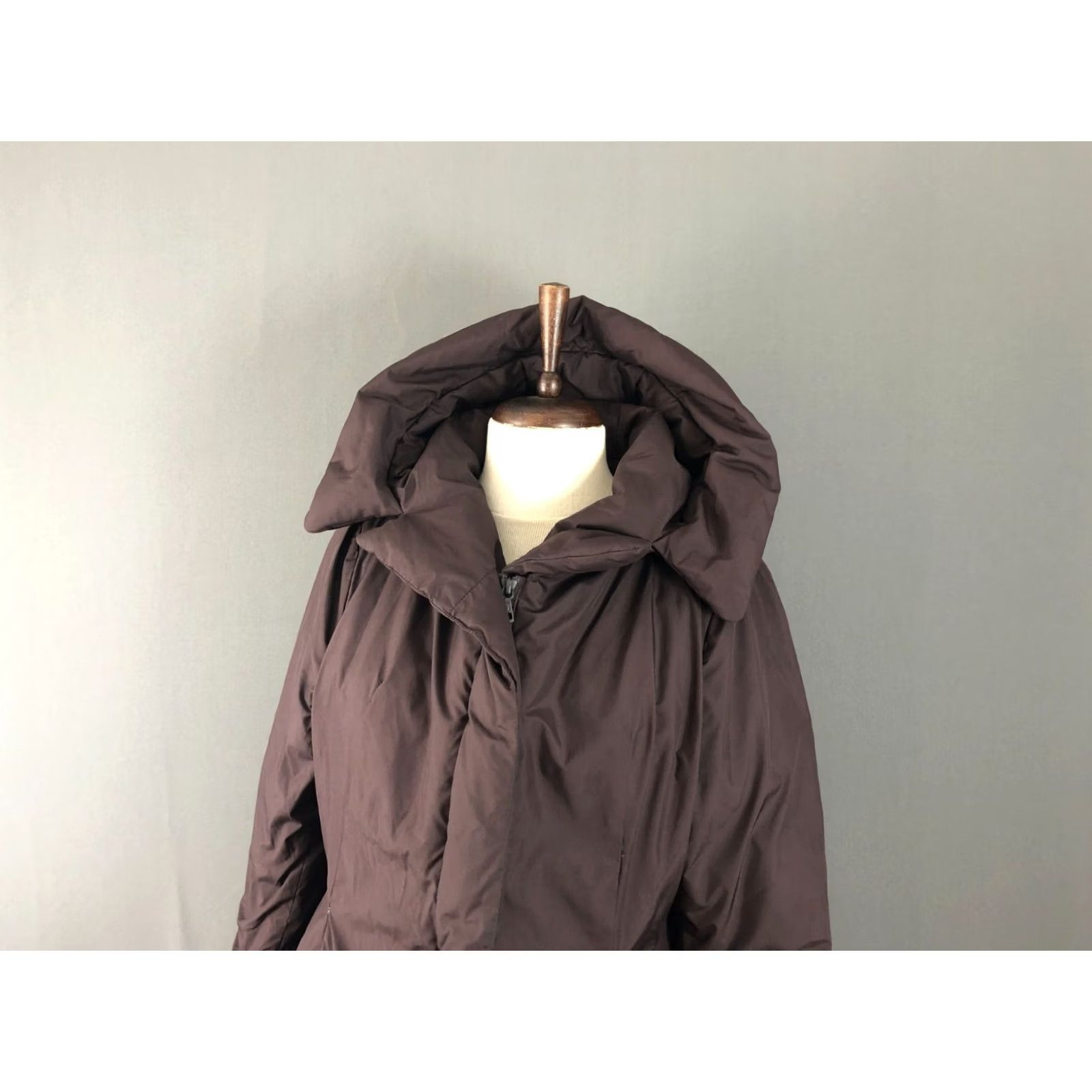 Jil Sander Jil Sander x Uniclo Puffer Jacket Womens Size L Brown Hooded Full Zip Short-Length Size L / US 10 / IT 46 - 4 Thumbnail