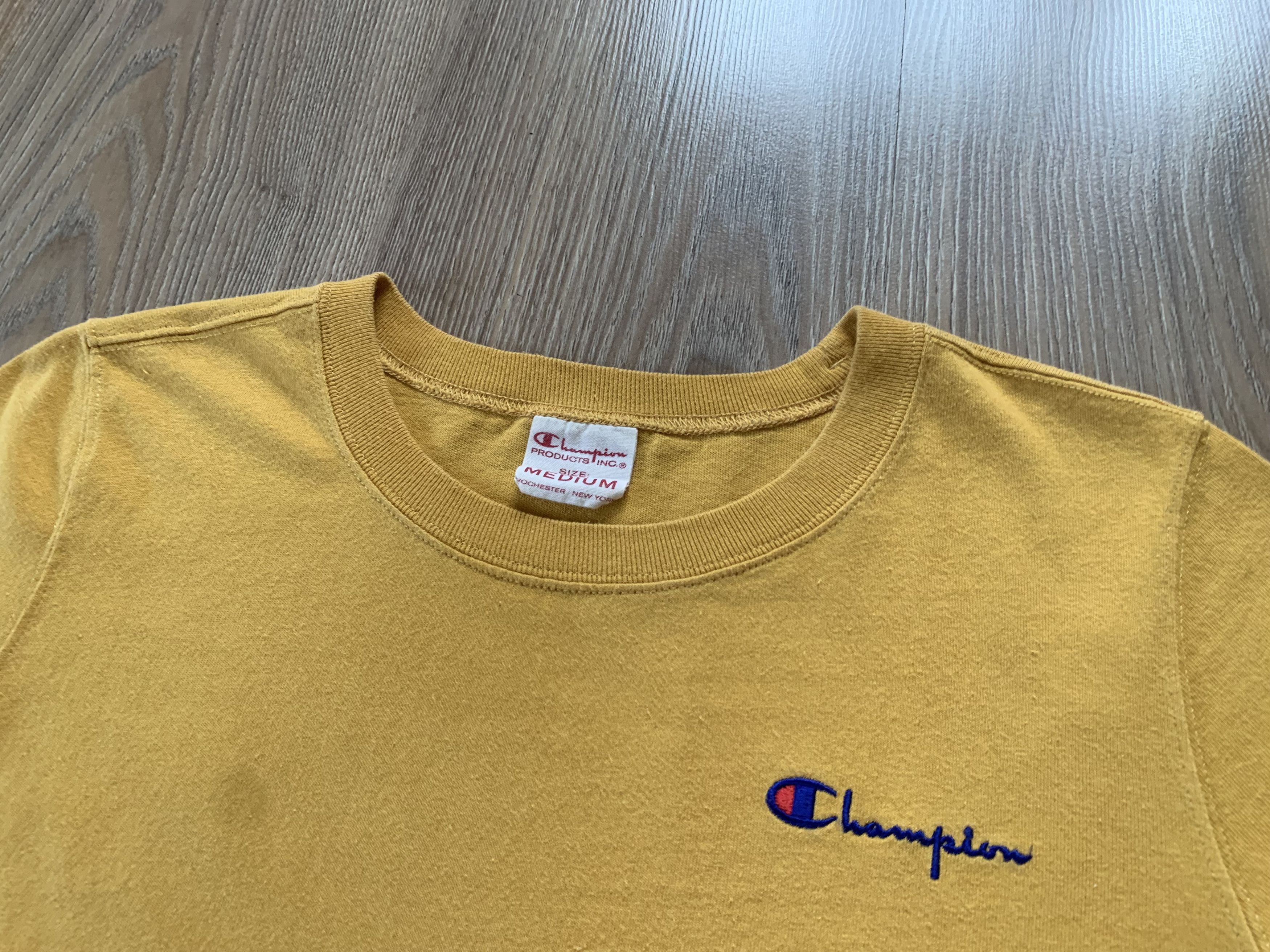 Champion × Vintage Champion Cotton Vintage T-Shirt Size US S / EU 44-46 / 1 - 4 Thumbnail