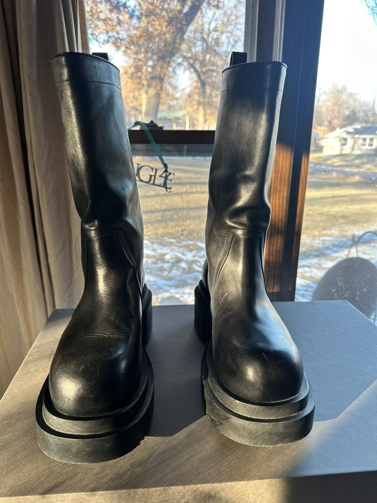 Rick Owens Rick Owens Pull On Bogun Boot Black | Grailed