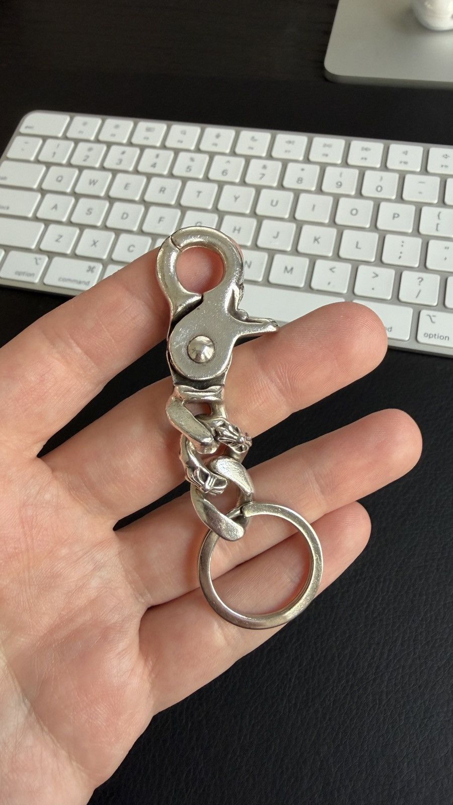 Chrome Hearts CHROME HEARTS FANCY LINK KEY RING Size ONE SIZE - 8 Thumbnail
