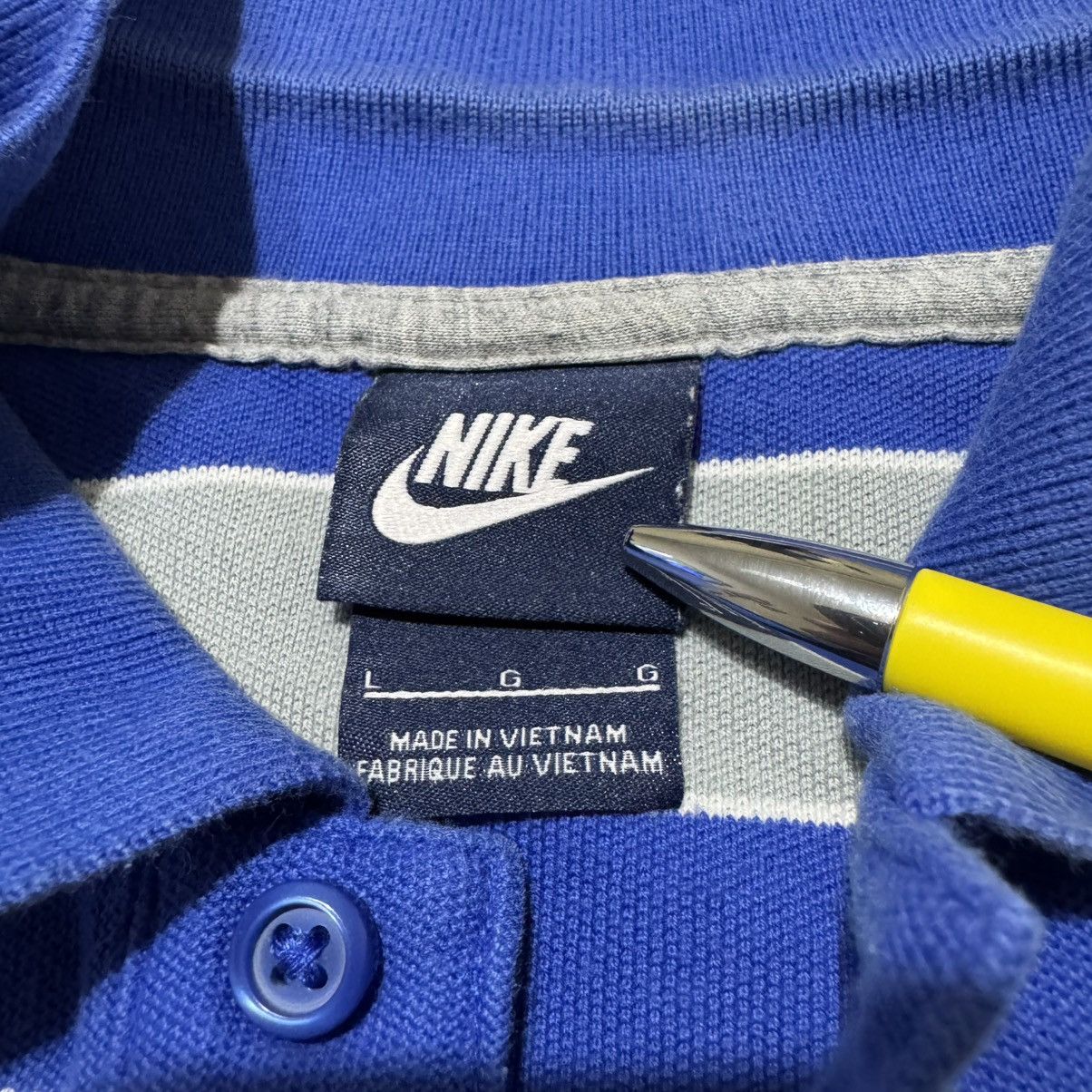 Nike Nike Sportswear Polo Shirt Men's Striped Embroidered Size L Size US L / EU 52-54 / 3 - 6 Thumbnail