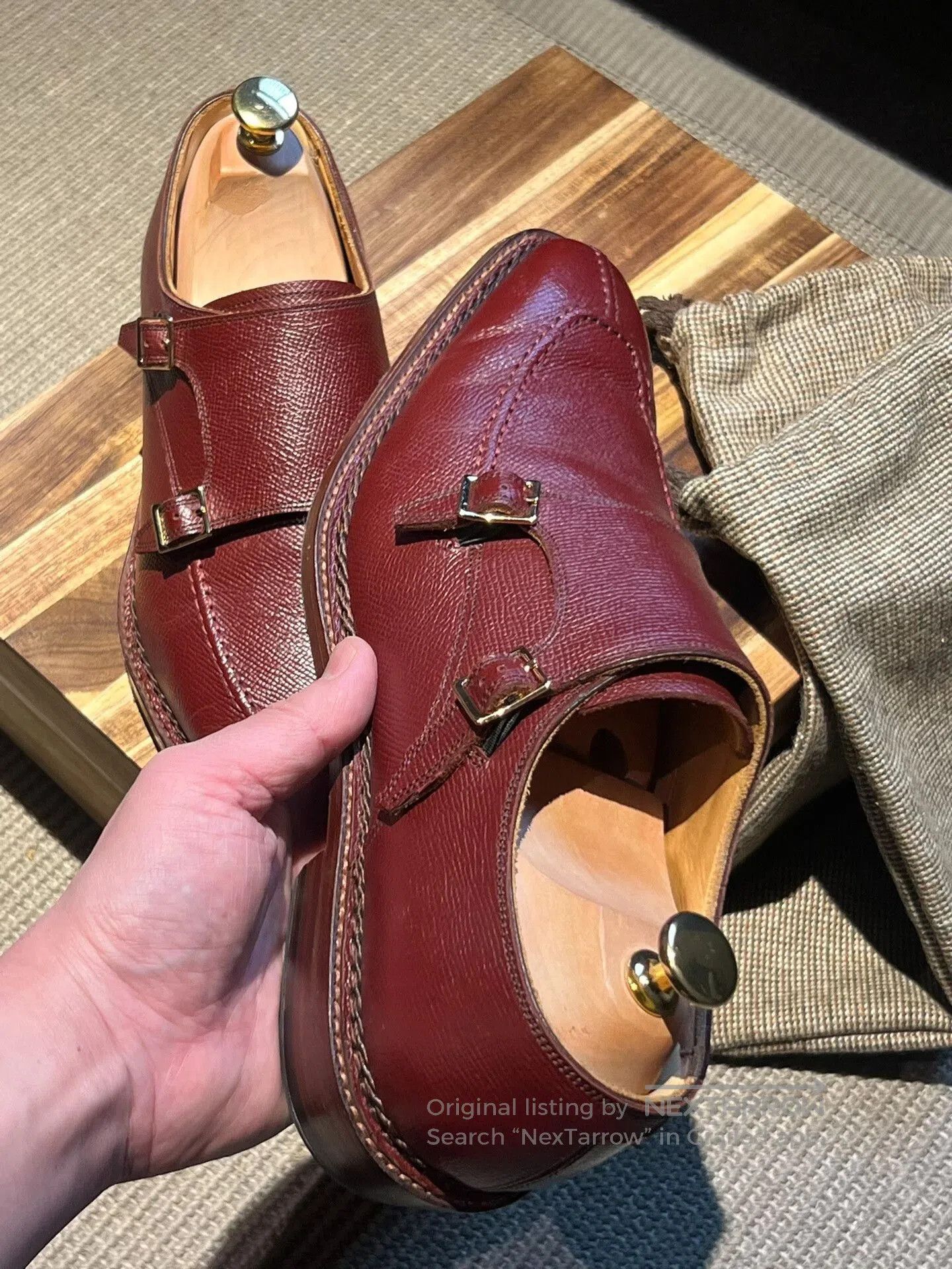 Other Brogue Double Monk Shoes. Size US 10 / EU 43 - 5 Thumbnail