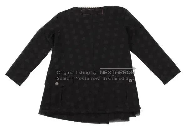 Junya Watanabe Junya Watanabe Black vintage beaded knit top Size S / US 4 / IT 40 - 3 Thumbnail
