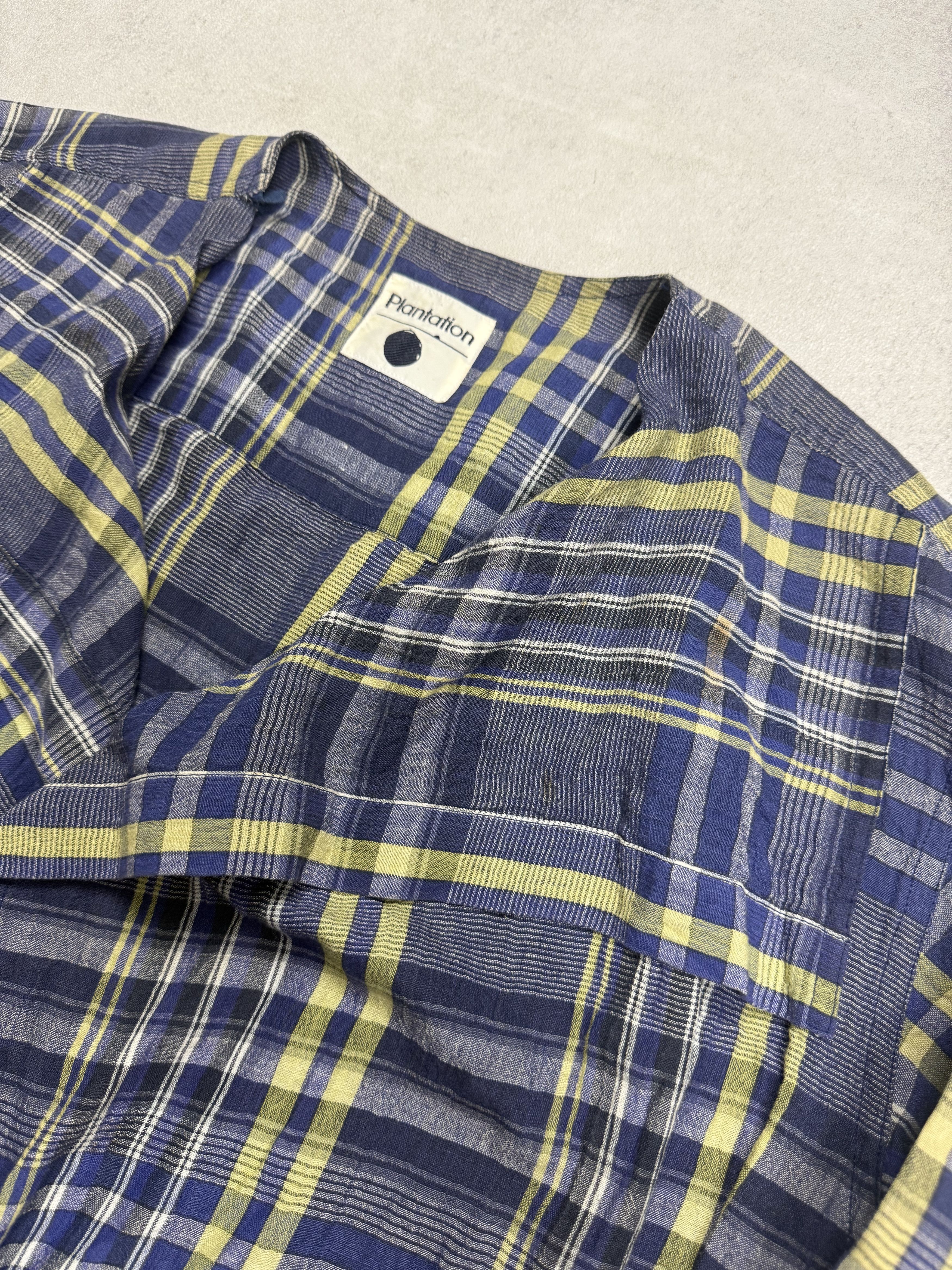 Issey Miyake Plantation Issey Miyake Plaid Outer Shirt Size M / US 6-8 / IT 42-44 - 7 Thumbnail