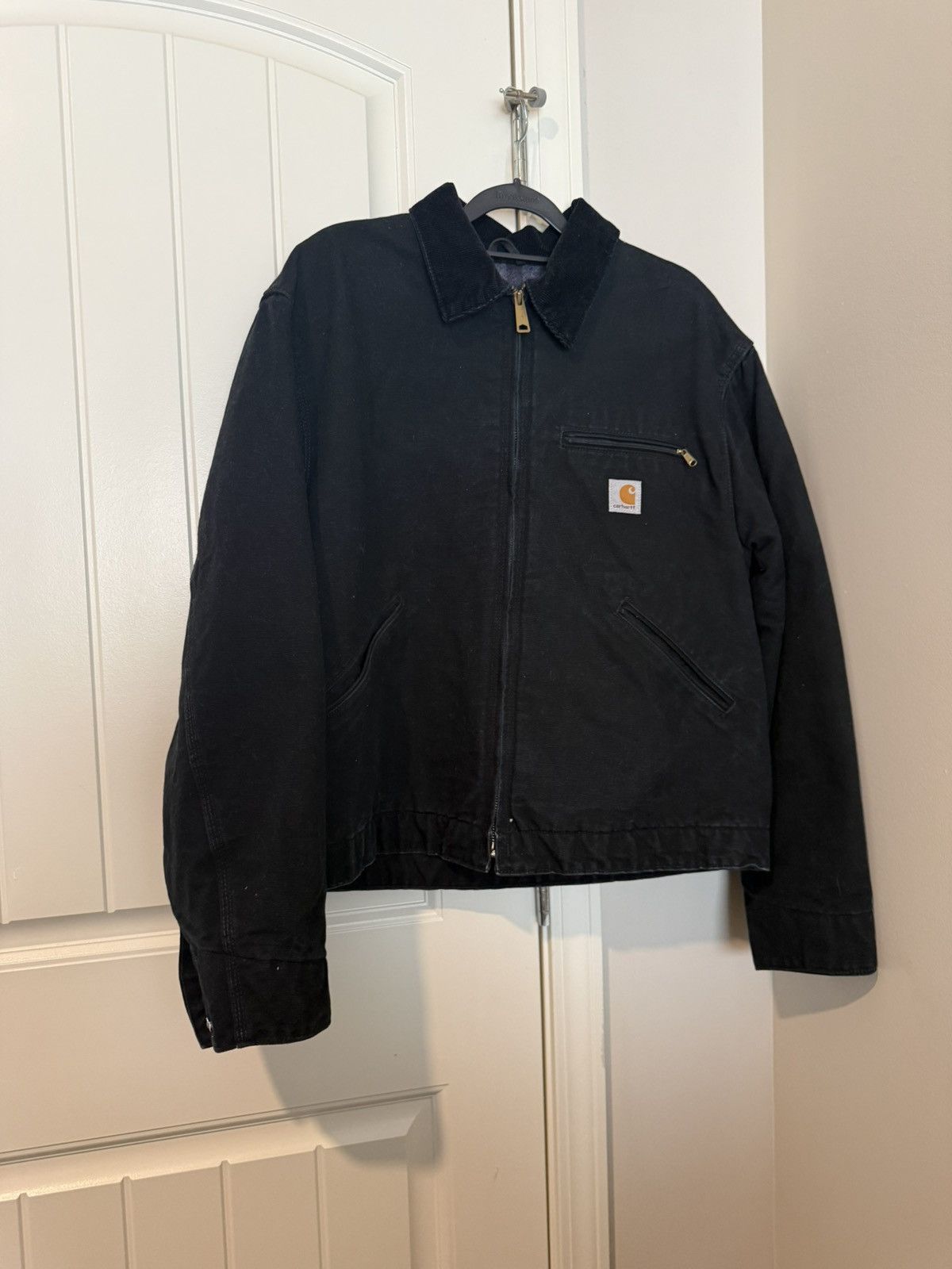 Carhartt Vintage Black Carhartt Detroit Blanket Lined: Made in USA Size US L / EU 52-54 / 3 - 2 Thumbnail