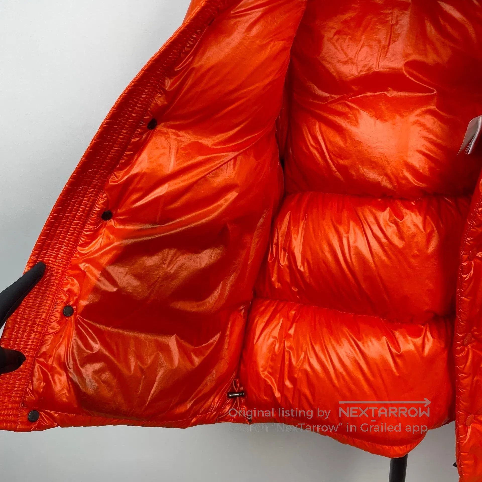 Moncler Moncler Orange Patchwork Chest Logo Two-Way Vest Down Jack Size US M / EU 48-50 / 2 - 9 Thumbnail
