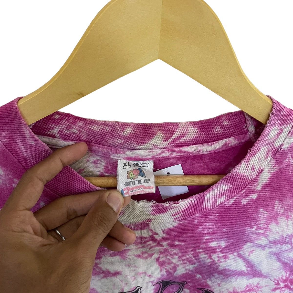 Band Tees VINTAGE 90' CHERRY GARCIA GRATEFULDEAD ICE CREAM PROMO Size US XL / EU 56 / 4 - 7 Thumbnail