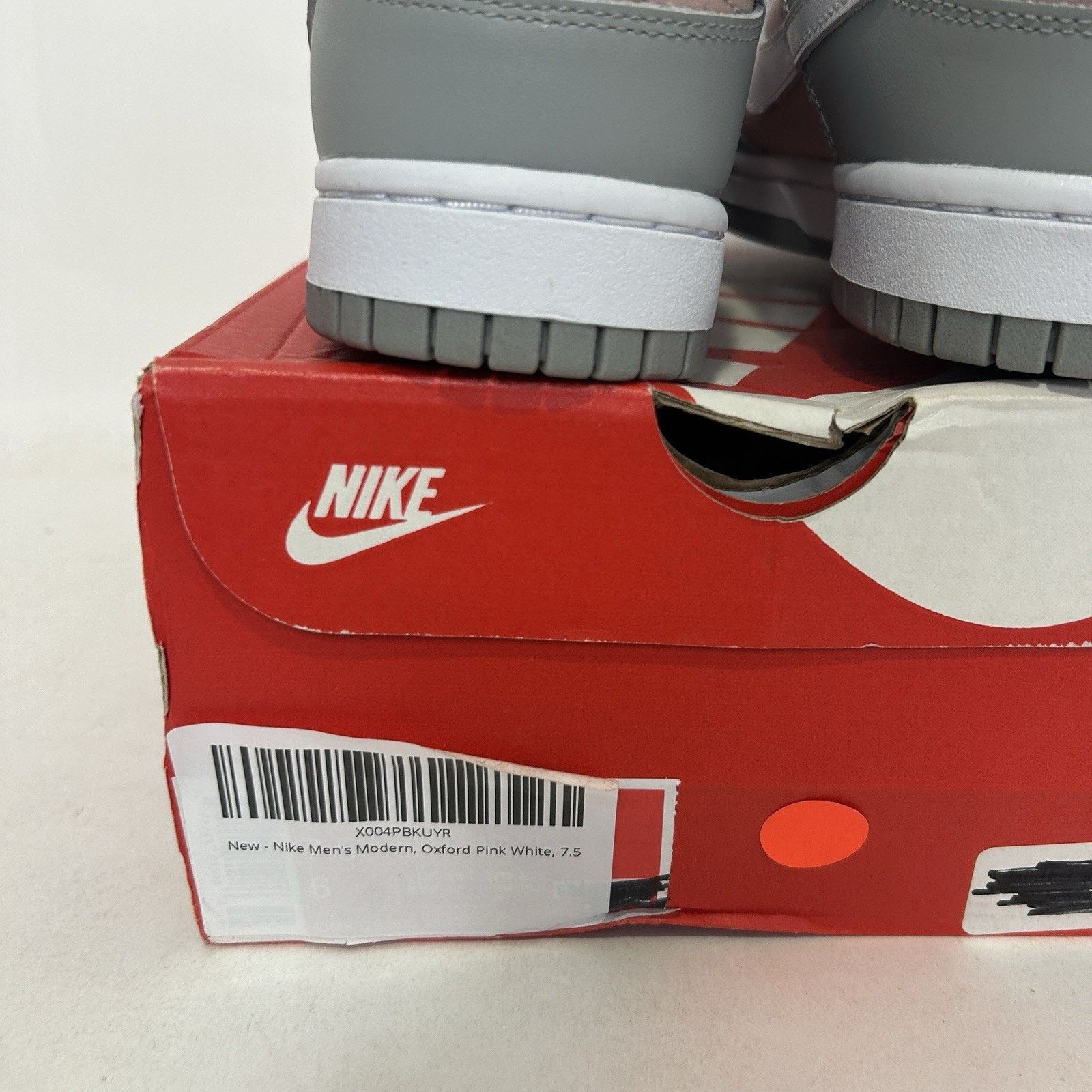 Nike Nike Dunk Low Retro WMNS “Soft Grey Oxford Pink” DM8329-600 Size US 7.5 / IT 37.5 - 5 Thumbnail