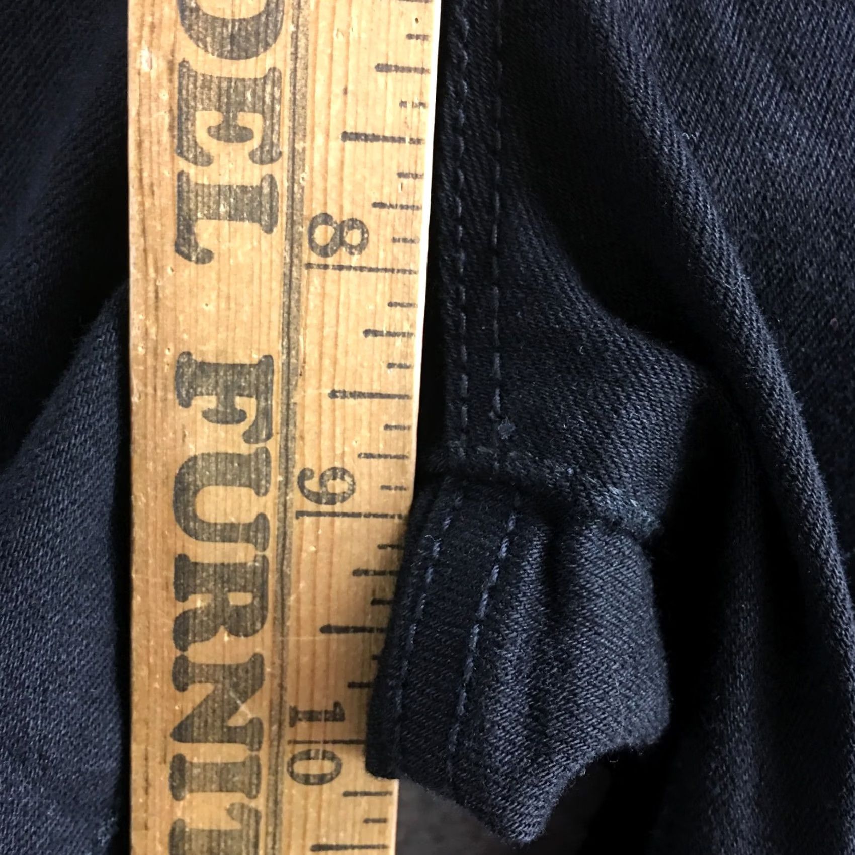 Old Navy Old Navy Jeans Womens 6 Petite Slim Straight Black Mid Rise Zip Fly Casual Denim Pants Size 24" / US 00 / IT 34 - 7 Thumbnail