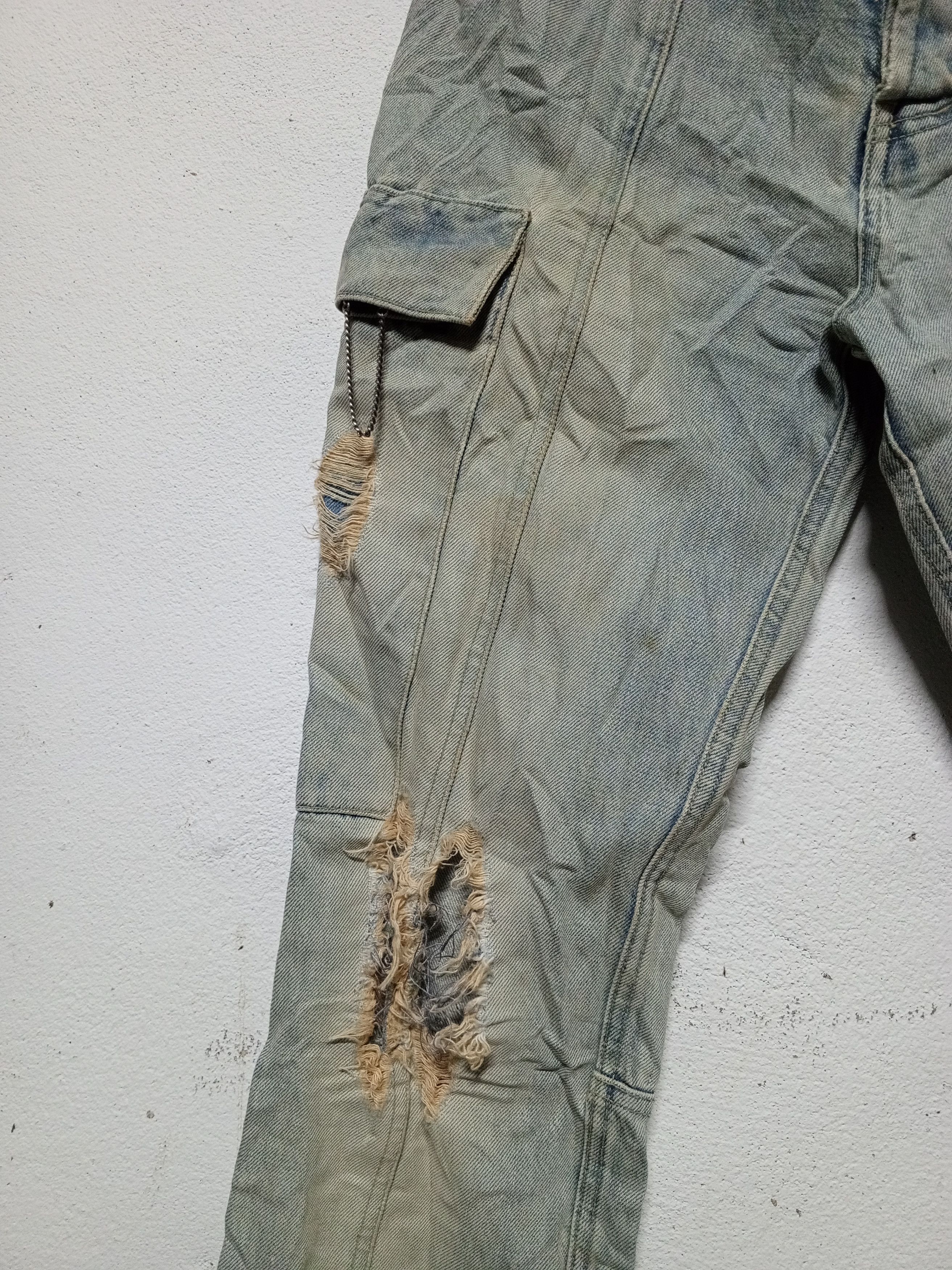 If Six Was Nine × Japanese Brand × Le Grande Bleu (L.G.B.) Ossa mondo japanese denim multipocket distressed archived Size 32" / US 10 / IT 46 - 4 Thumbnail