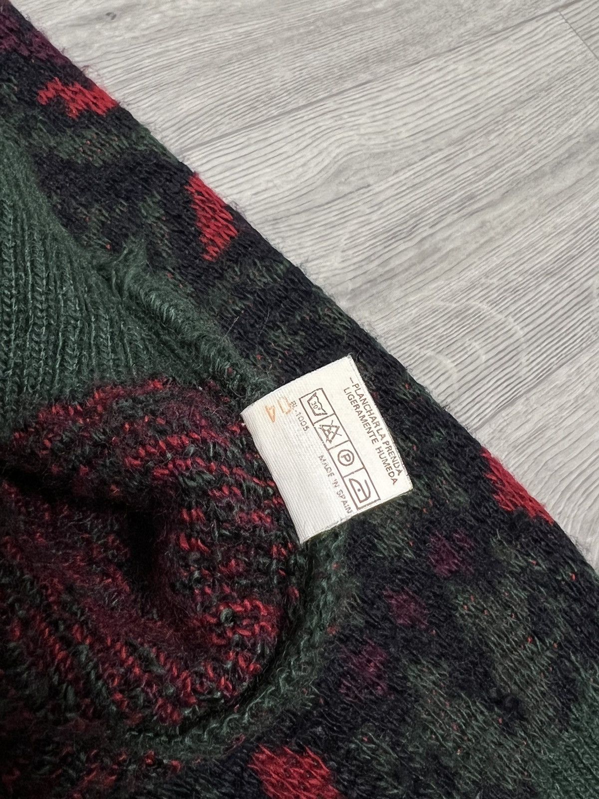Burberry's Vintage Fair Isle Knit Sweater Size L