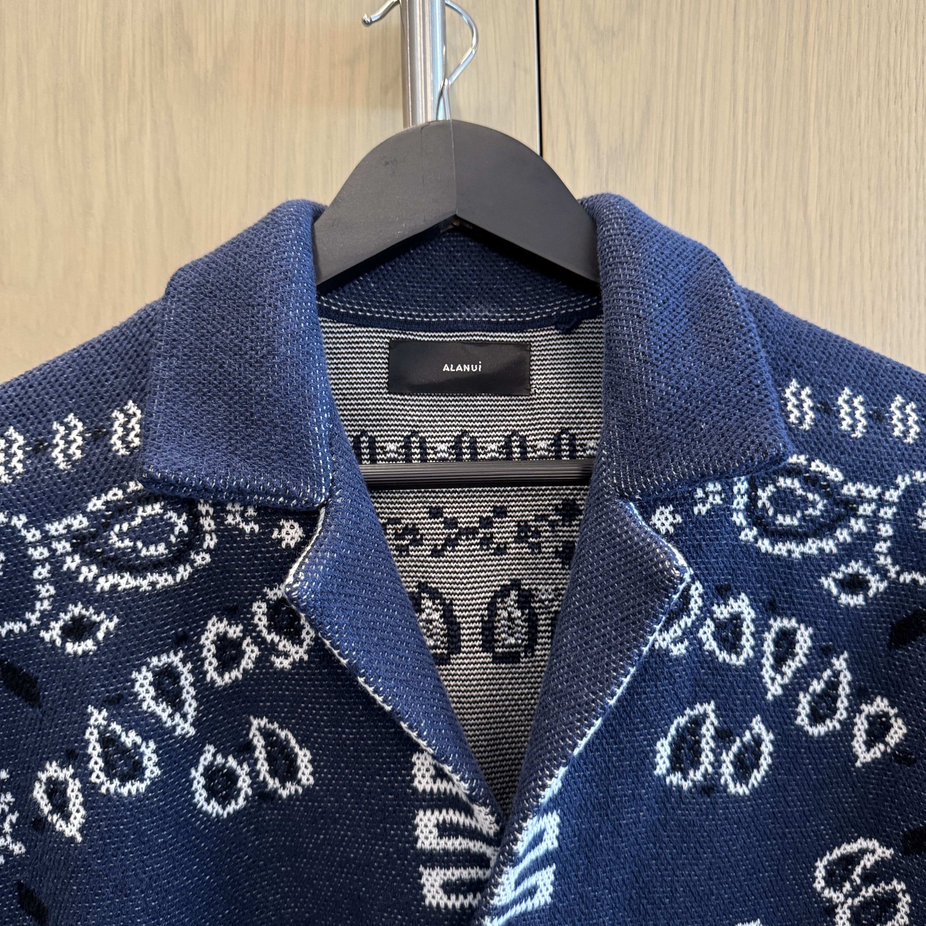 Alanui Alanui Bandana-Jacquard Cotton Shirt - Blue Size US M / EU 48-50 / 2 - 2 Thumbnail