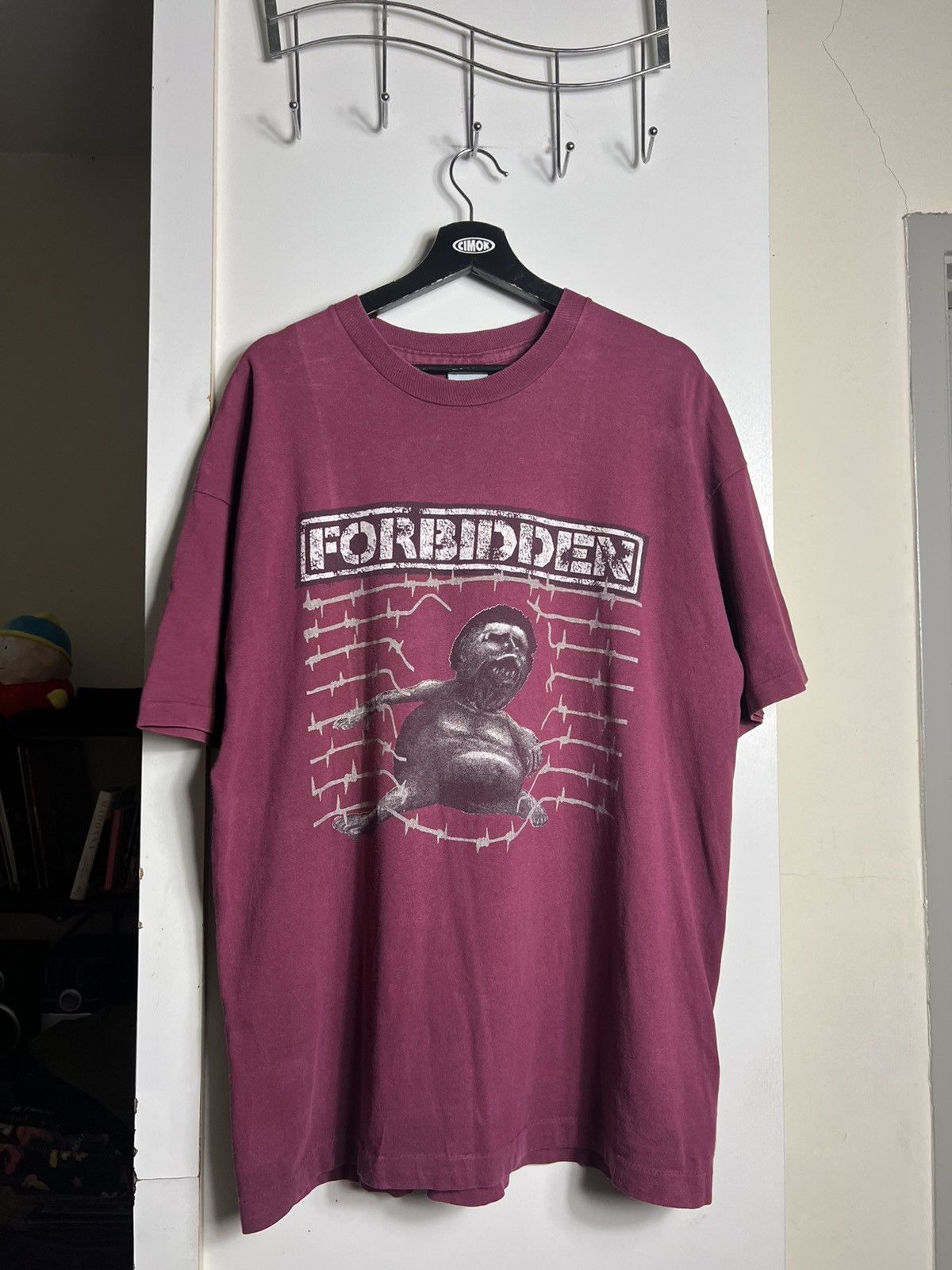 Band Tees × Vintage Vintage 1994 Forbidden Band Tee Size US XL / EU 56 / 4 - 1 Thumbnail