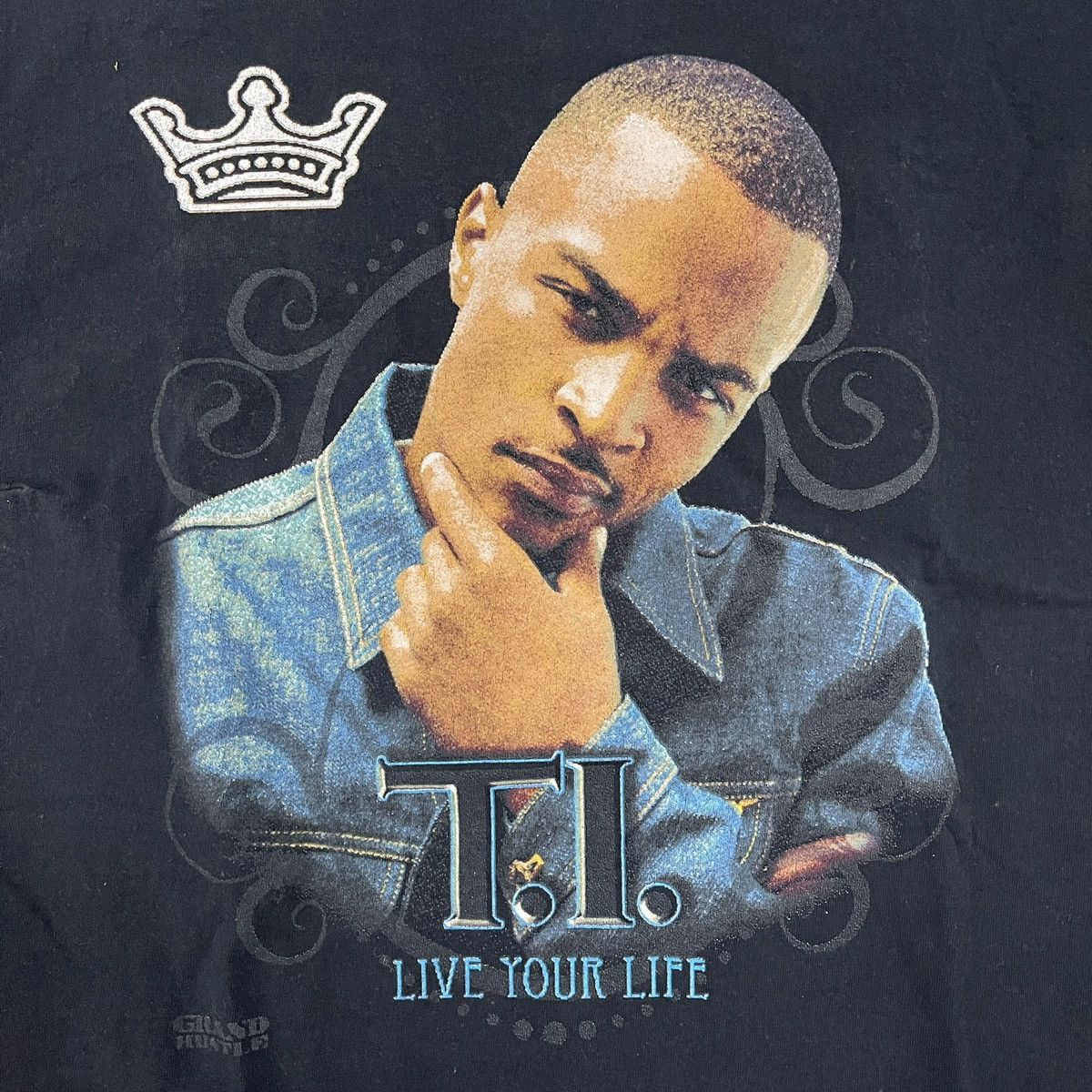 Vintage T.I Grand Hustle Live Your Life Rap Tee Size US XL / EU 56 / 4 - 5 Thumbnail