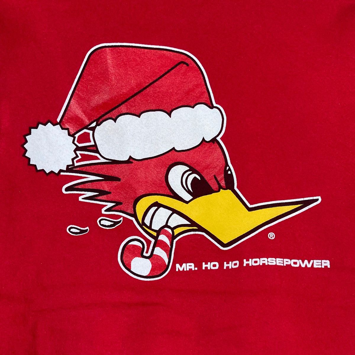 Hanes Vintage Woodpecker Christmas Pullover Jumper Size US L / EU 52-54 / 3 - 7 Thumbnail