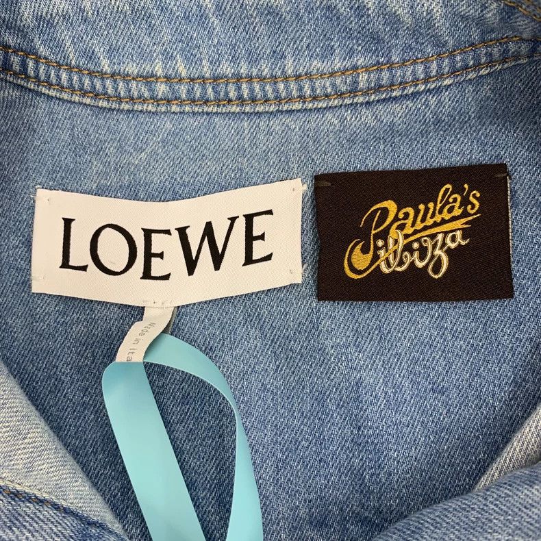 Loewe Loewe Blue logo leather card cotton collar single row of b Size XS / US 0-2 / IT 36-38 - 5 Thumbnail